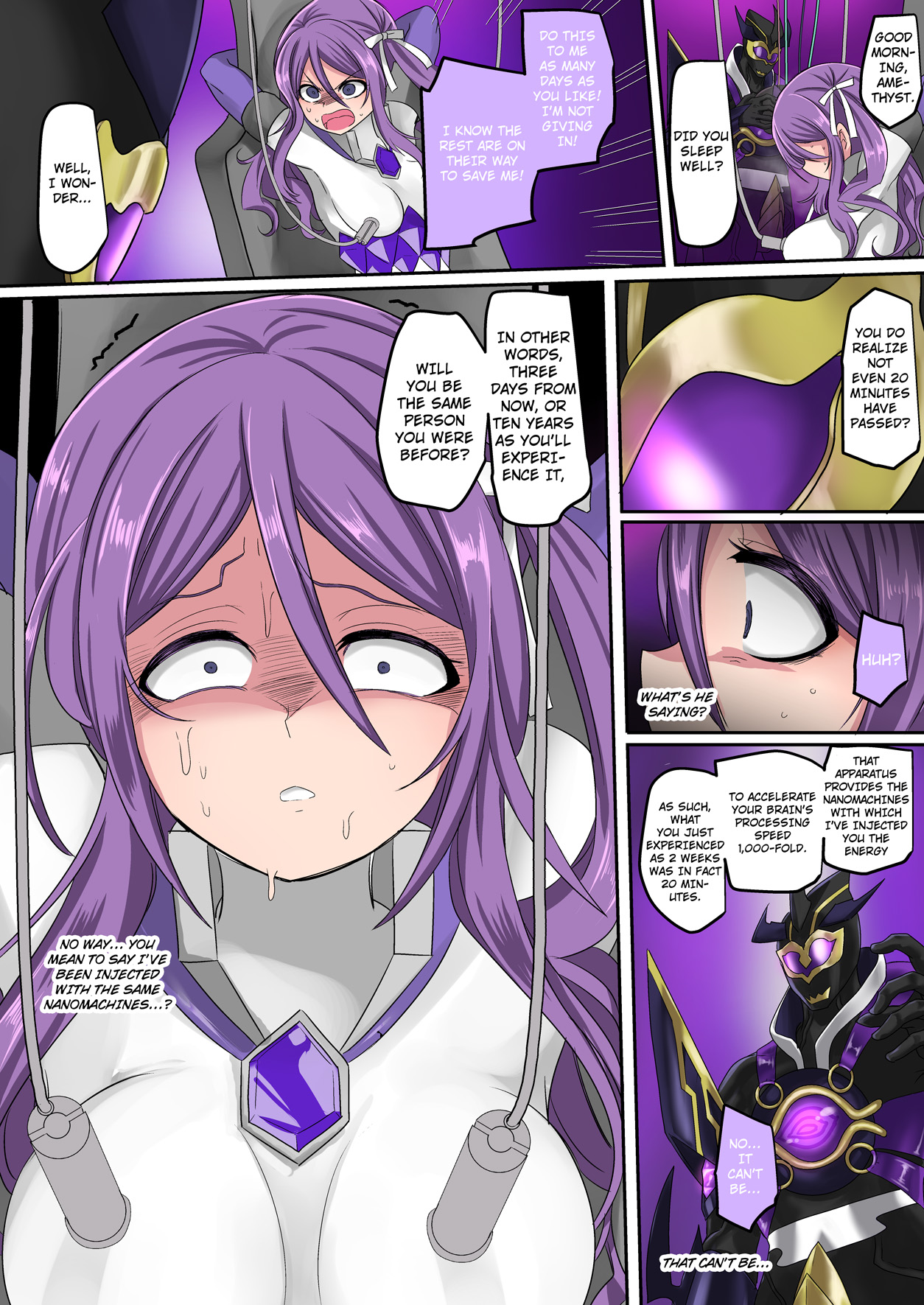 [TSF no F (Kouji)] Seikishidan Jewel Knights Yami ni Somaru Murasaki Suishou to Seigyoku [English] [Incomplete] page 7 full