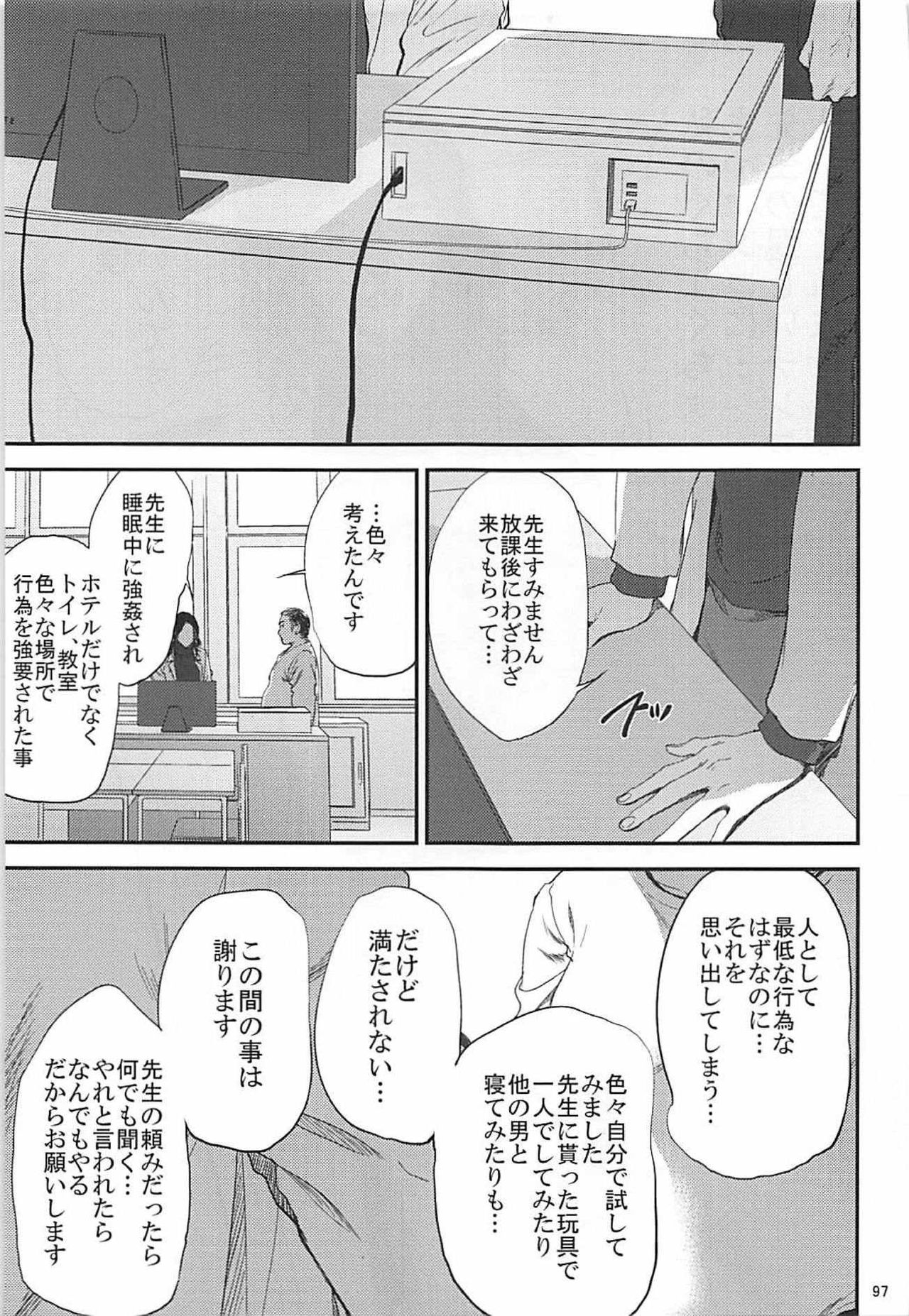 (C93) [Gossipgothic (Shishiji)] Kurashiki-sensei wa Hatsujouki Soushuuhen FINAL (Fujiyama-san wa Shishunki) page 96 full