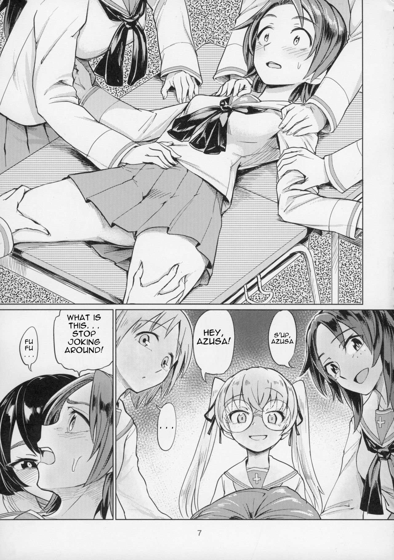 (C91) [Yakitate Jamaica (Aomushi)] Sawakan - Futanari Usagi-san no Sawa Azusa Kairaku Choukyou Hon (Girls und Panzer) [English] page 8 full
