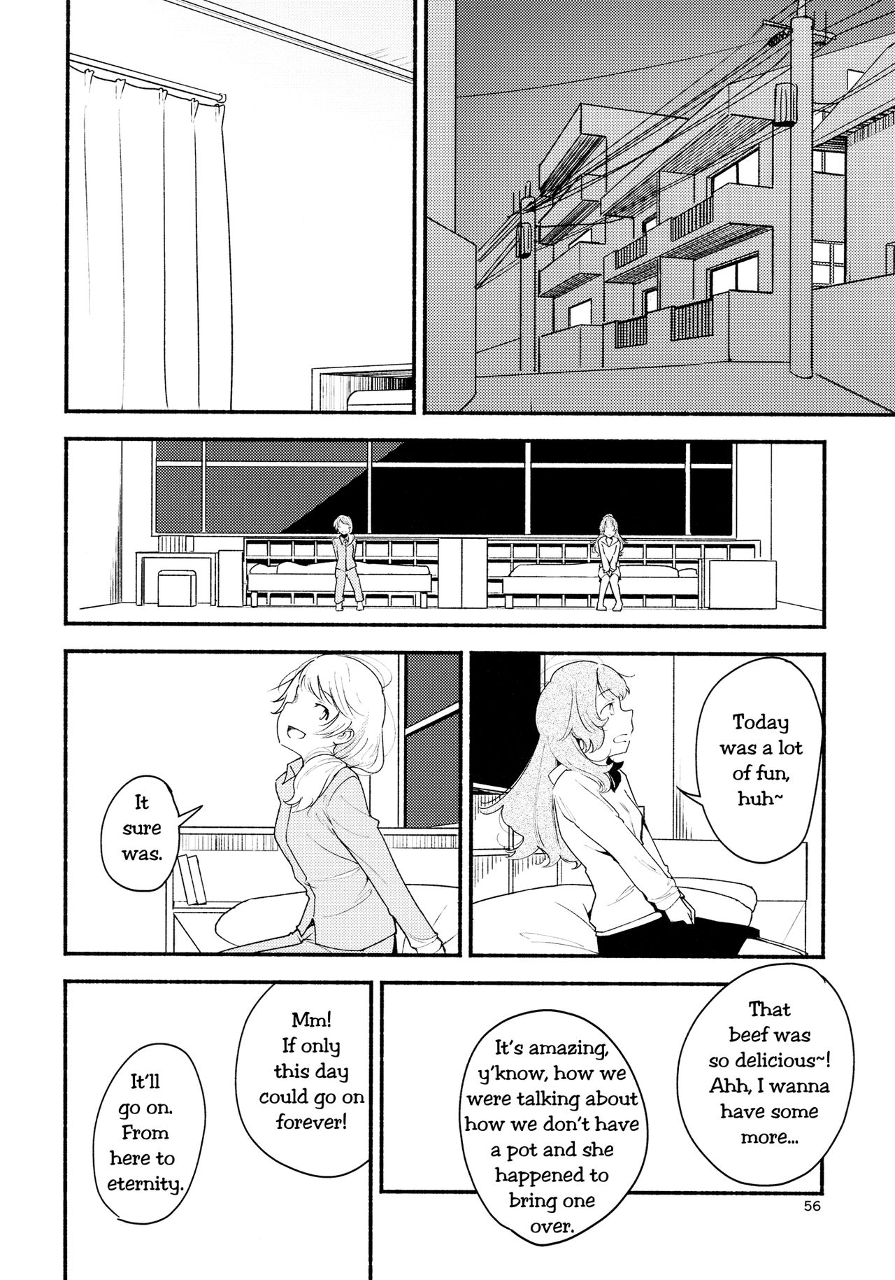 (Girls Love Festival 14) [G-complex (YUI_7)] Namae no Nai Kaijitsu Ichi | Nameless Fruit [English] [TZdY] page 56 full