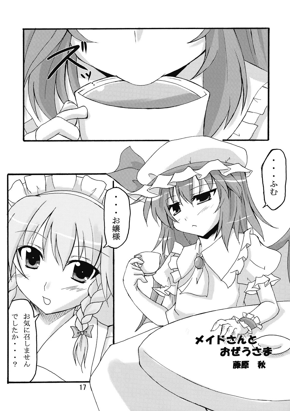 (Reitaisai 6) [Amadeus no Isan (Fujihara Shu, Aoba Shou)] FESTA! (Touhou Project) page 17 full