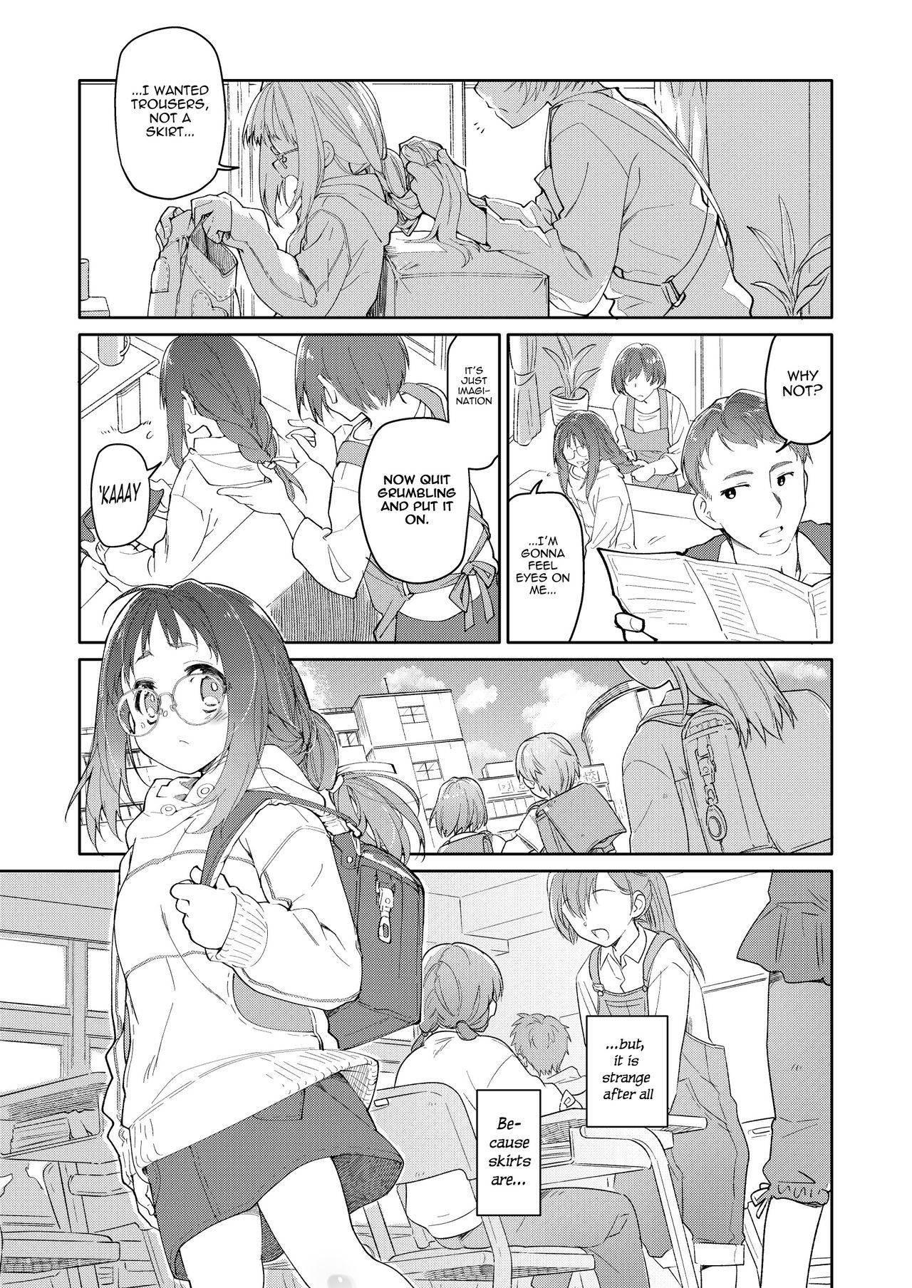 [KashiNoKi (Midori No Rupe)] Skirt to Kiseichuu [English] {Mant} [Digital] page 2 full