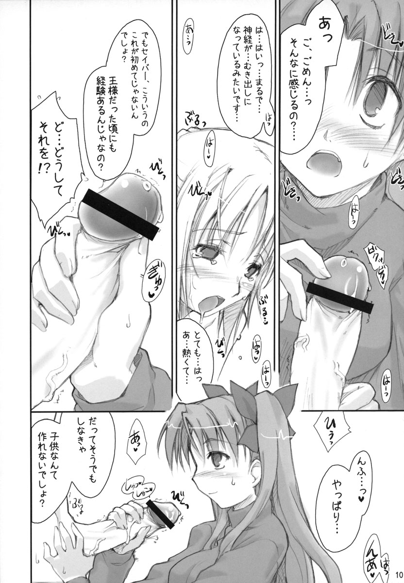(C67) [Shimoyakedou (Ouma Tokiichi)] Royal Lotion (Fate/stay night) page 9 full