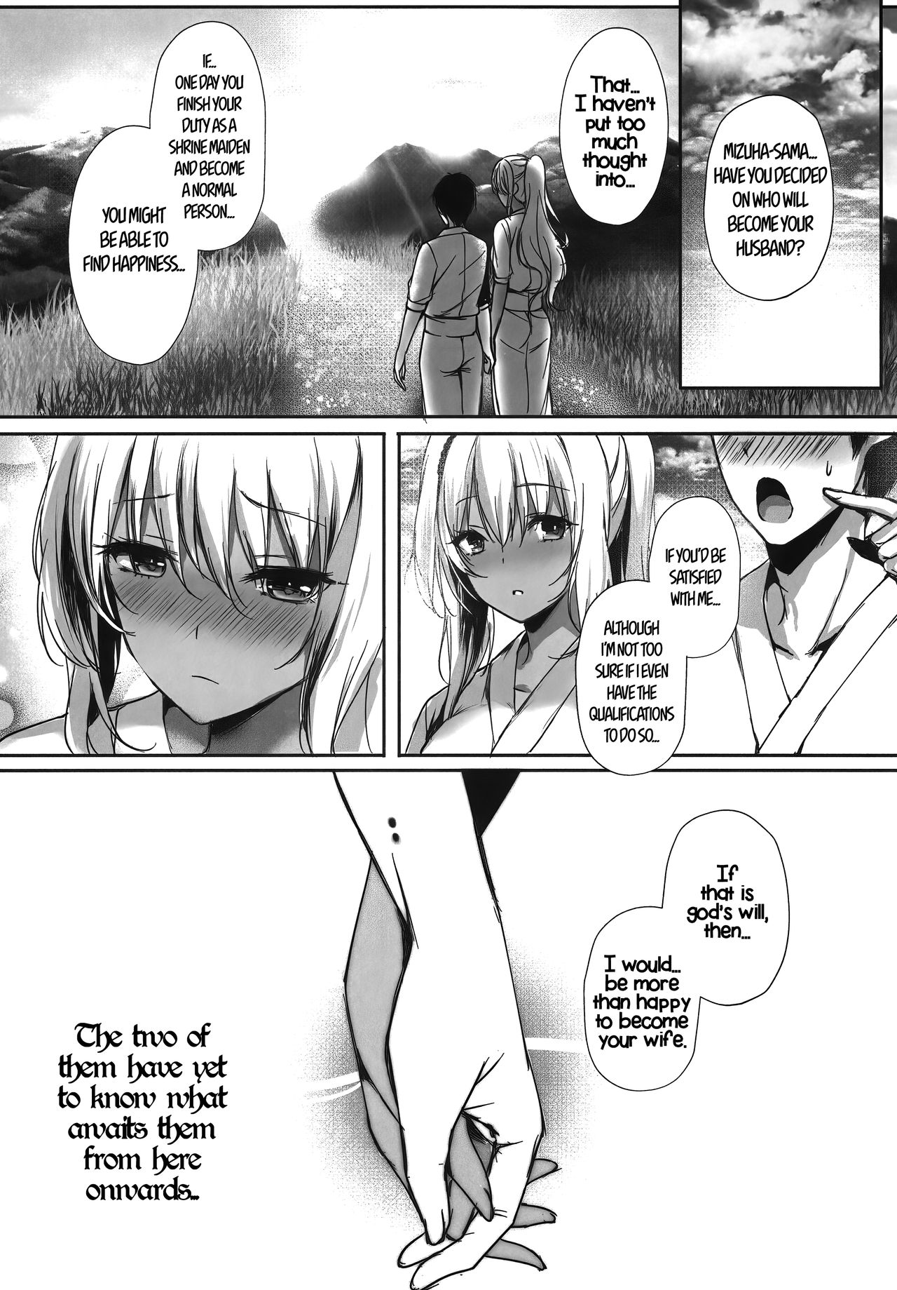 (C97) [Kanden Shoujo Chuuihou (Mafuyu)] Hebigami no Miko Ni [English] [benlisquare+frog] page 31 full