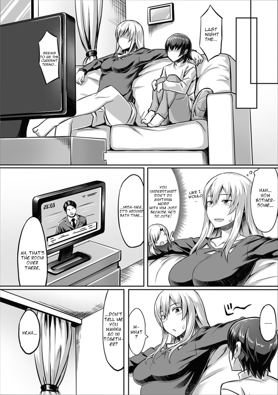 [Sentakuki] Kininaru Toshigoro (Futanari Friends! 03) [English] page 2 full