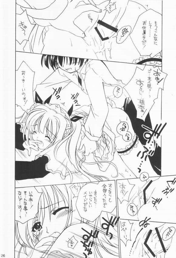 (C65) [Purin Yokochou (Ouka Sushi)] Clover Twins (Clover Hearts) page 25 full