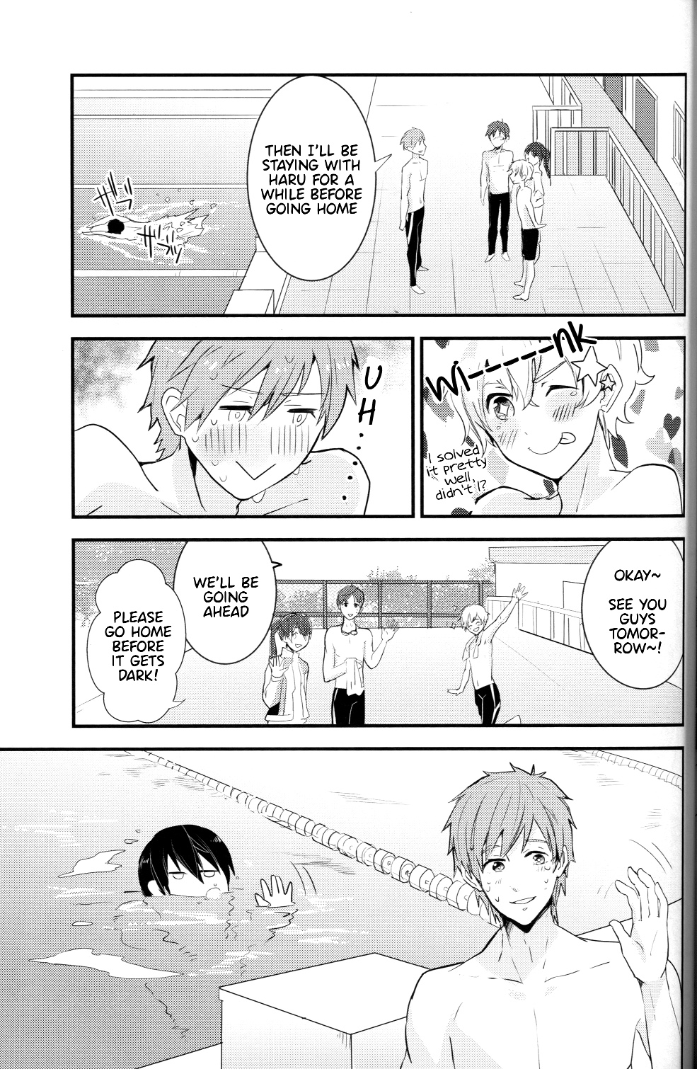 (Renai Jiyuugata! entry2) [Kokon no Kaze (raipanda)] Under Water Speaker (Free!) [English] page 20 full