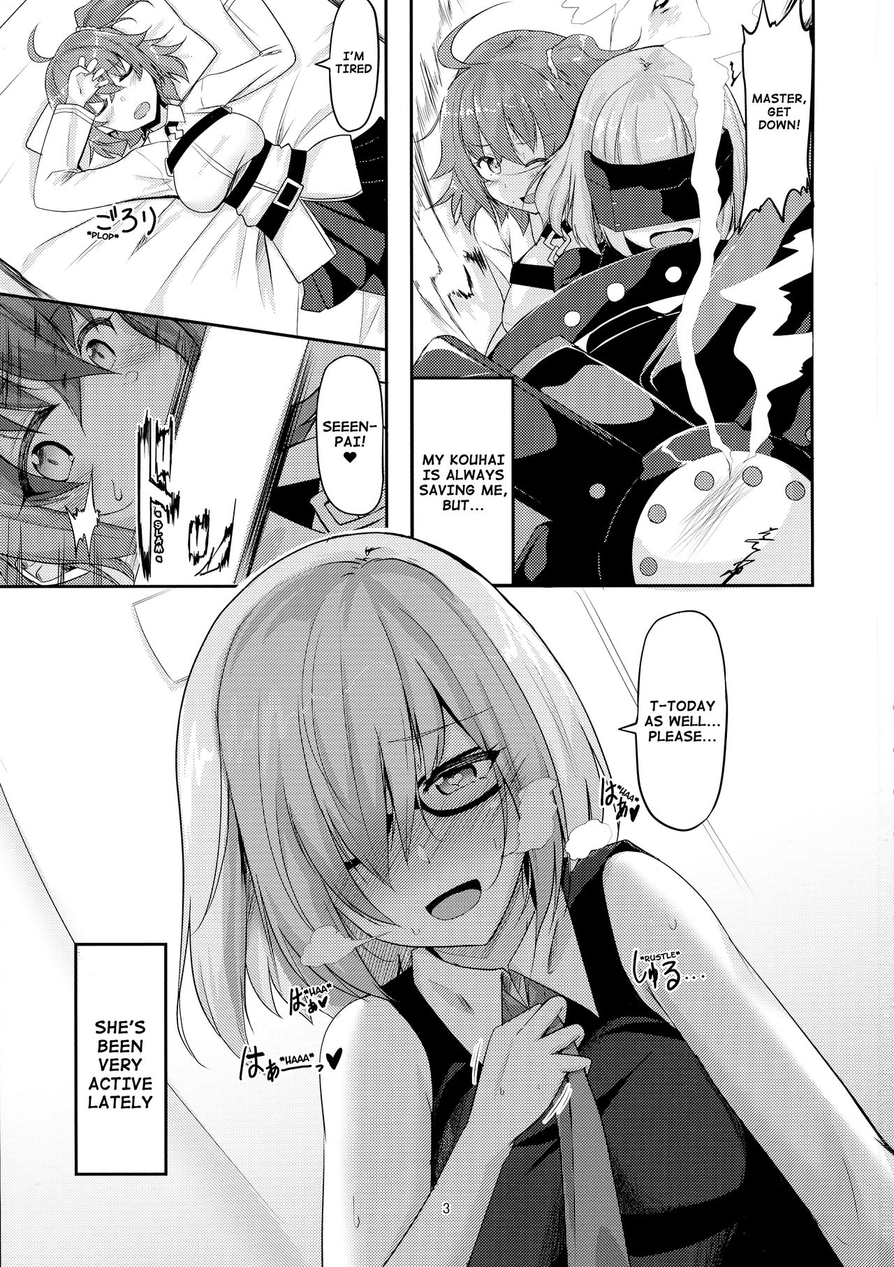 (C96) [obsession! (Hyouga.)] Mash no Hatsujouki to Shitsukekata (Fate/Grand Order) [English] page 3 full