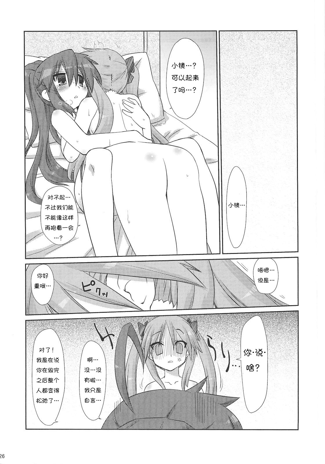 (C79) [CELTRANCE (Tora'ago Kazuya)] Konata-san Pinch! ( ) (Lucky Star) [Chinese] [诱骗者迪卡伊个人汉化] page 26 full