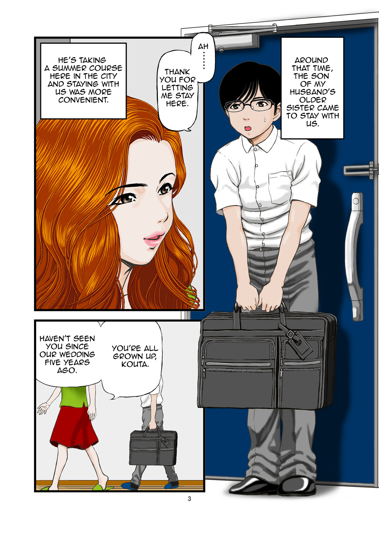 [Studio Paja (PAJA)] Watashi wa Jukensei no Oi to Kankei o Motte Shimaimashita. | I had a Relationship with my Exam Taking Nephew [English] [Amoskandy] page 4 full