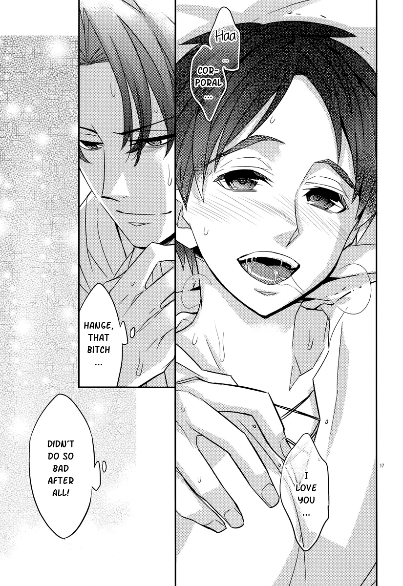 (Hekigai Chousa Haku) [Crazy9 (Ichitaka)] Saishuu Heiki 180cm-kyuu Heichou (Shingeki no Kyojin) [English] [Yaoi-Sei] [Decensored] page 16 full