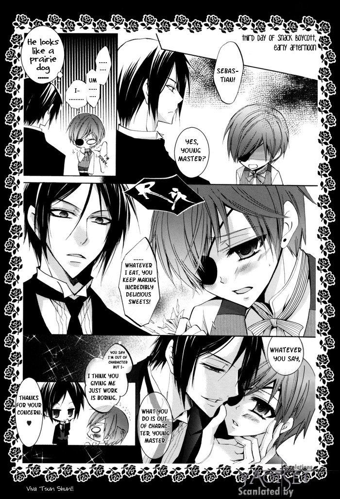 (C78) [La*Pis (Kuya Wataru)] Akumade Anata o XX Shitai | I merely want to xxx you (Black Butler) [English] [Yaoi-Sei] page 8 full