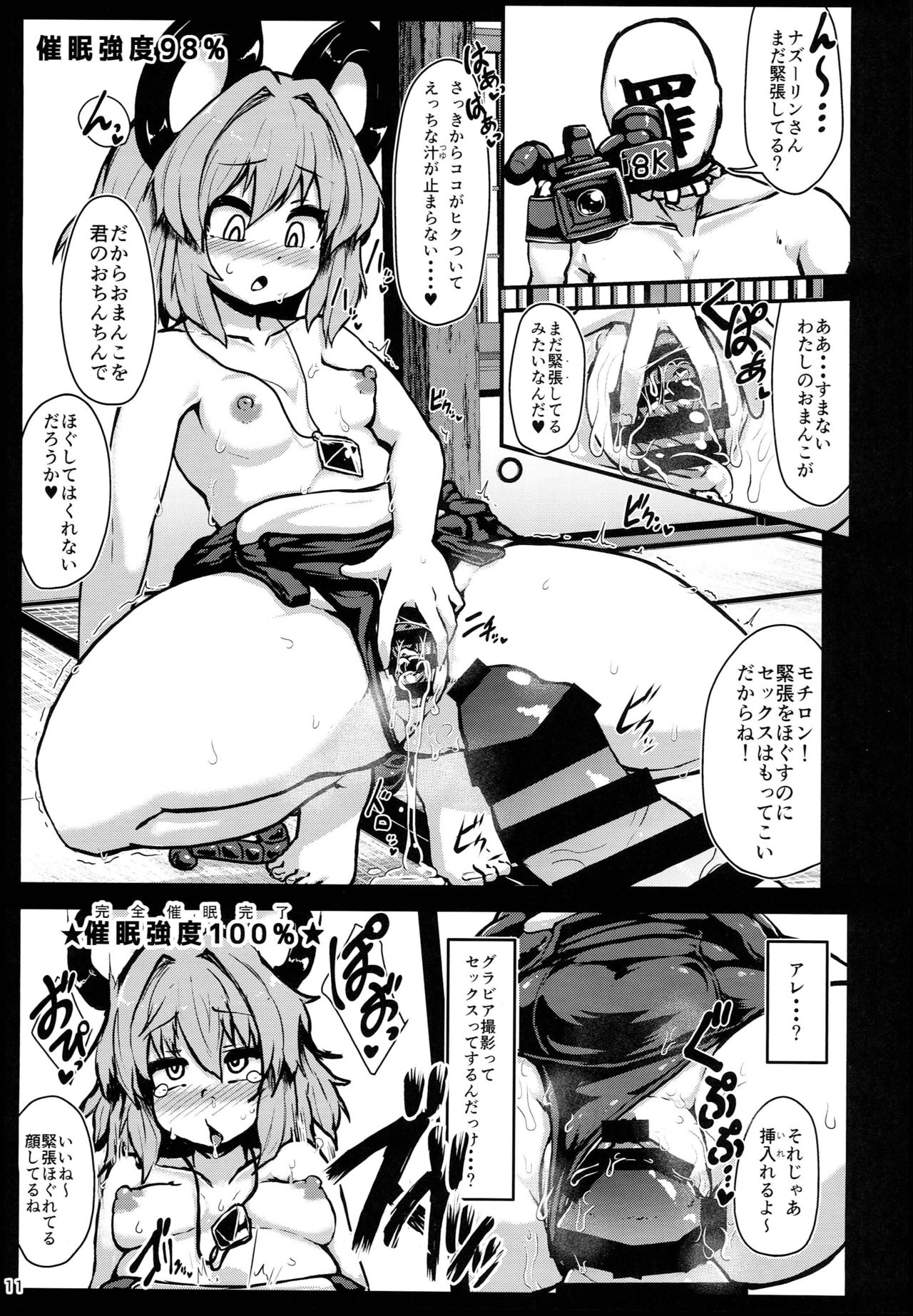 (C94) [Cheese Company (Peso)] Myourenji Saimin Gravure Satsueikai Nazrin Hen (Touhou Project) page 11 full