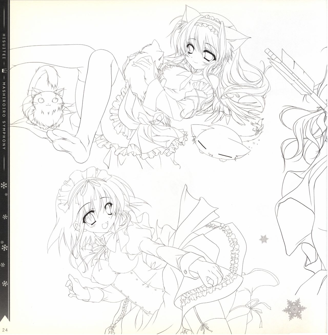 Mashiro-Iro Symphony illustration art book page 24 full