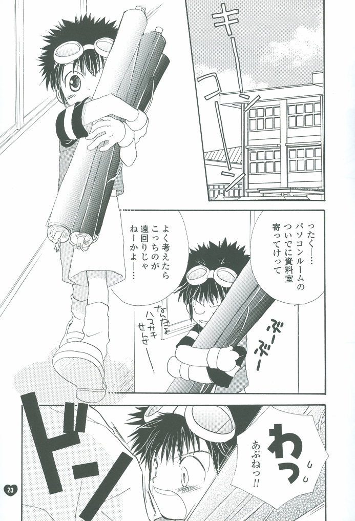 [Atsu Atsu COOK (Katagari Atsuko)] Guru Guru Triangle (Digimon Adventure 02) page 23 full