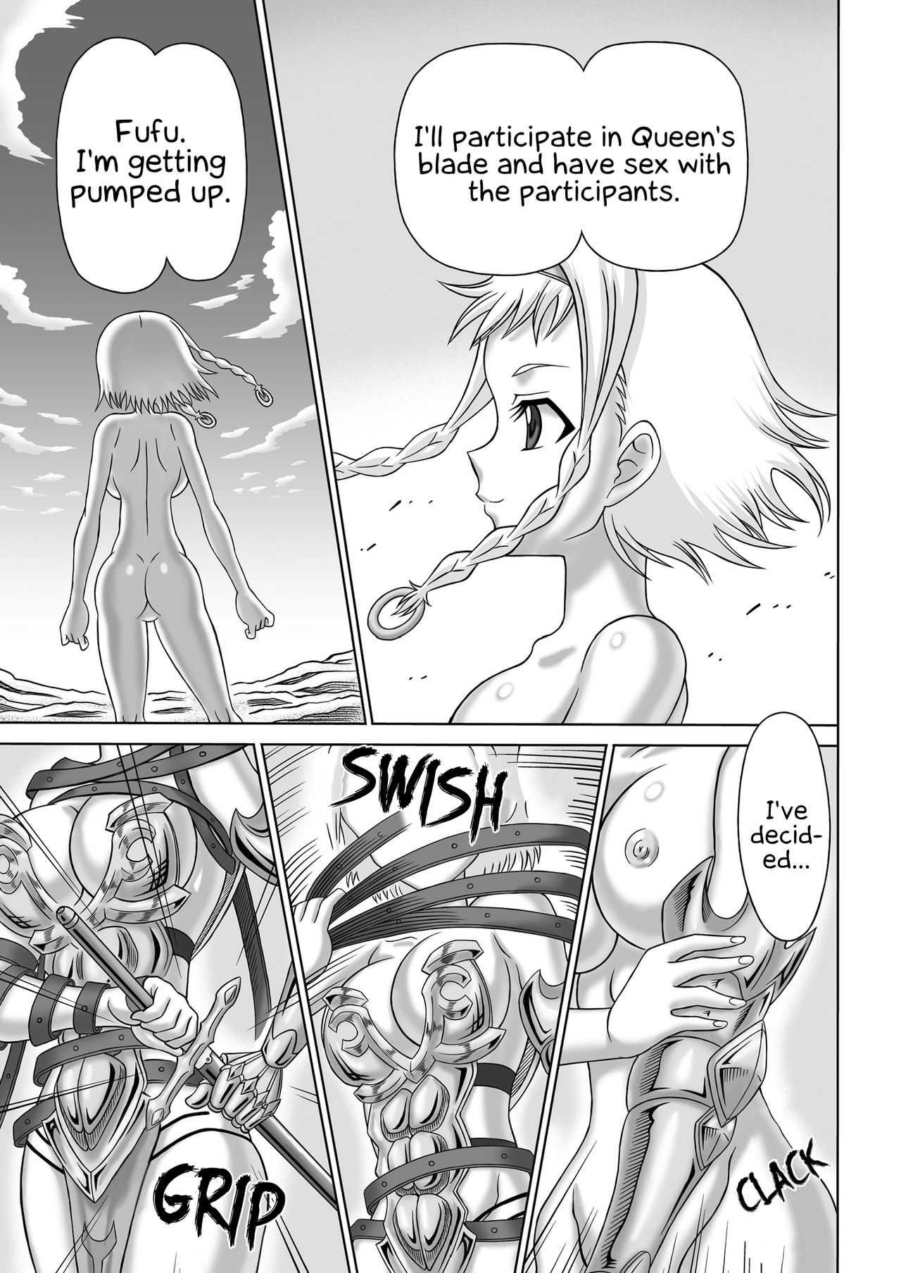 [Hakutoukai] Queen's Sisters (Queen's Blade) [English] [EHCOVE] page 60 full