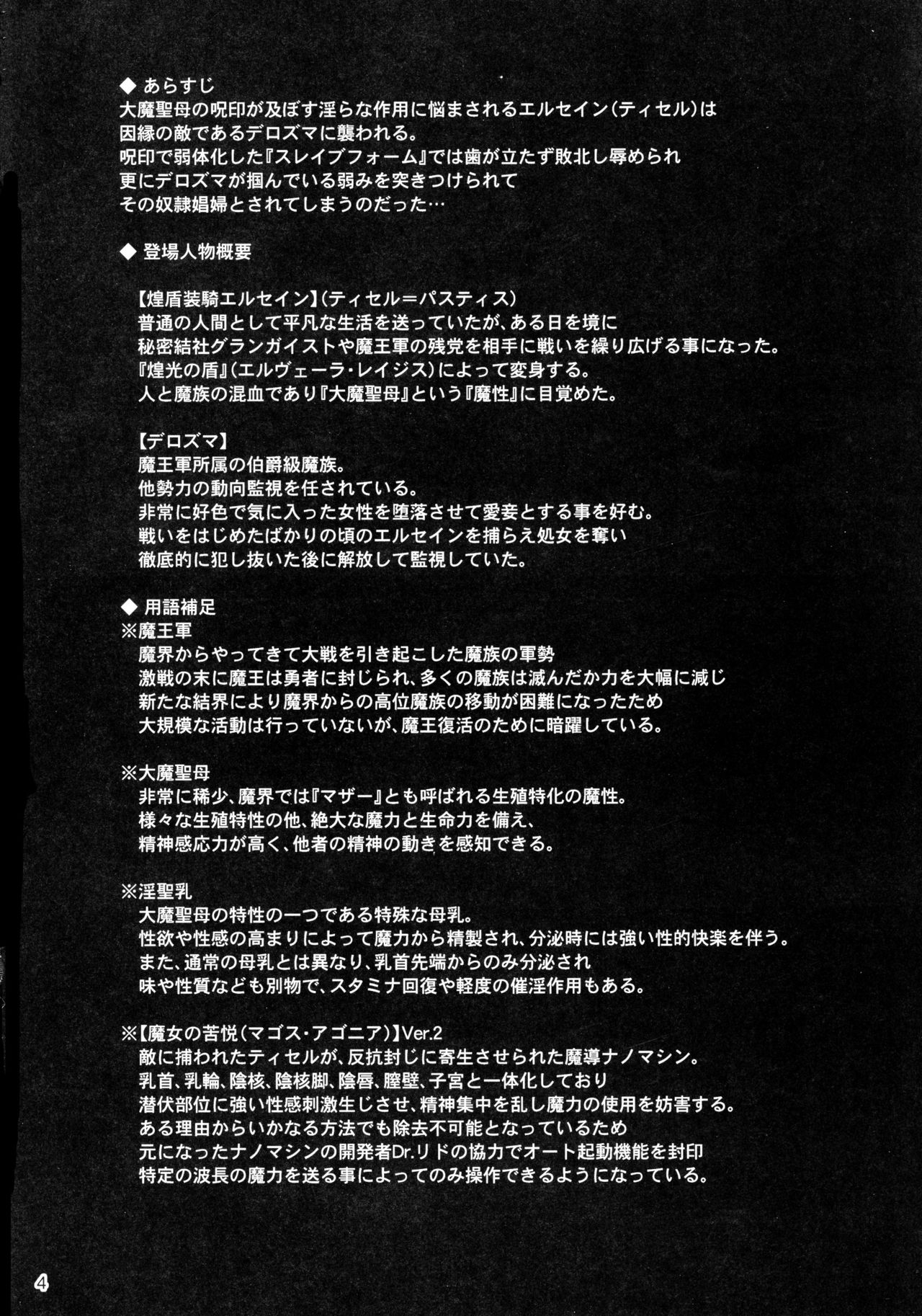 (C89) [FONETRASON (Ryutou)] Shield Knight Elsain Vol. 19 Injuu no Jukokuin 3 page 4 full