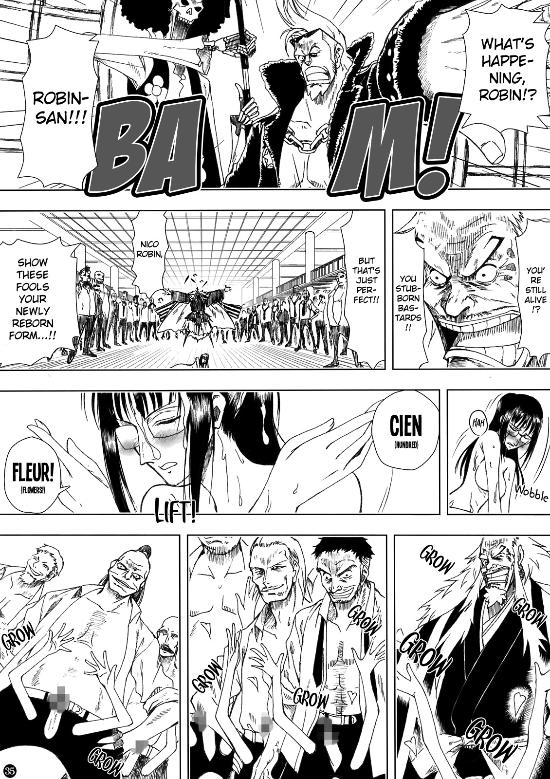 (C80) [Mikenekodou (Muten)] Akuma no Mi no Tsukaikata | The Use of Devil Fruits (One Piece) [English] [EHCOVE] page 35 full