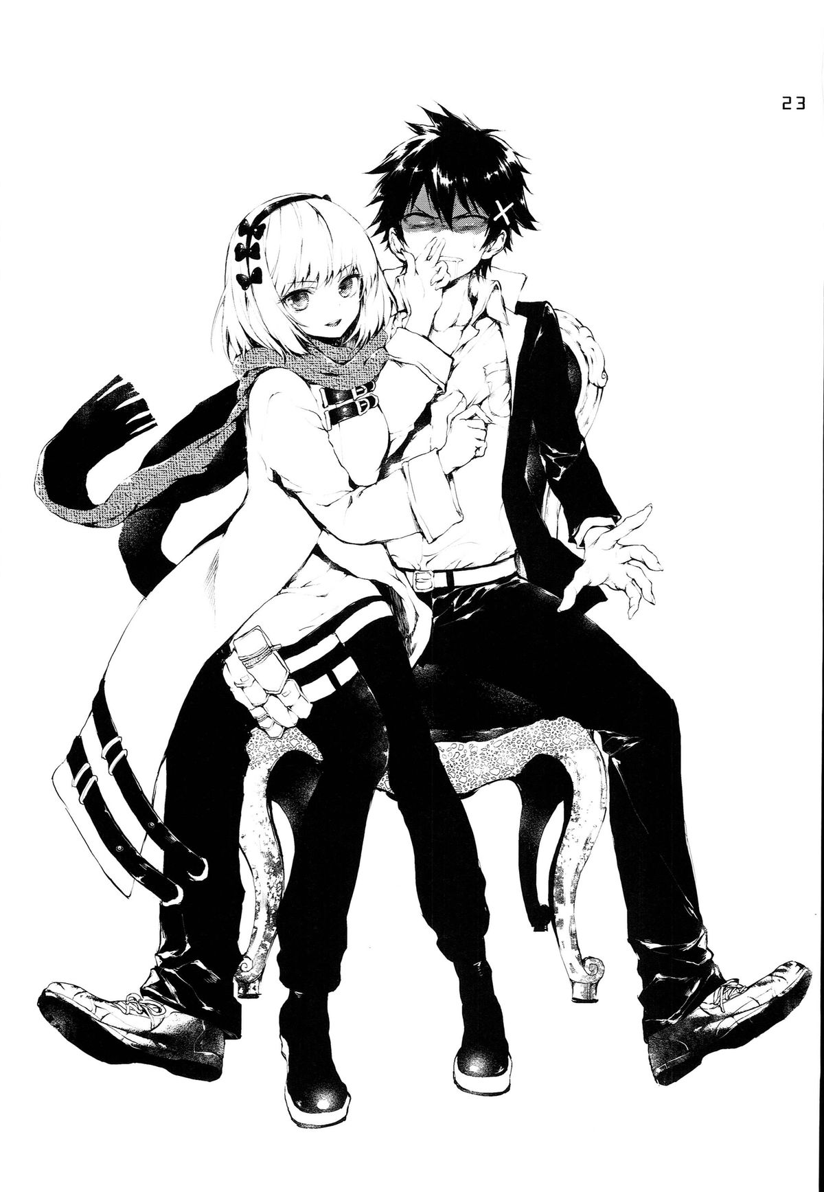 [RE:LAY (Kuroiwa Madoka)] PL/RAY USA (Nisekoi) [Chinese] [通渠汉化] page 23 full
