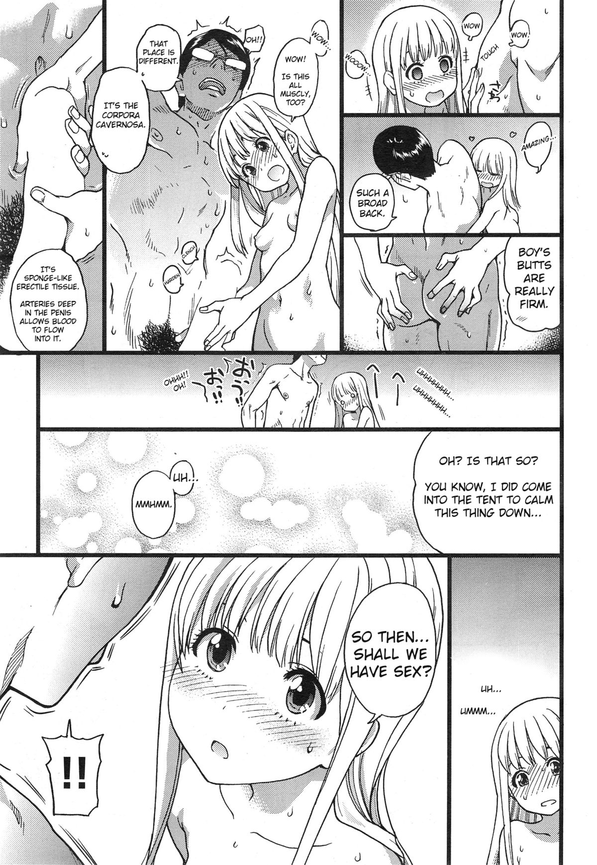 [Shiwasu no Okina] Nudist Beach ni Shuugakuryokou de!! Ch. 3 (COMIC Aun 2014-10) [English] [/H/] page 21 full