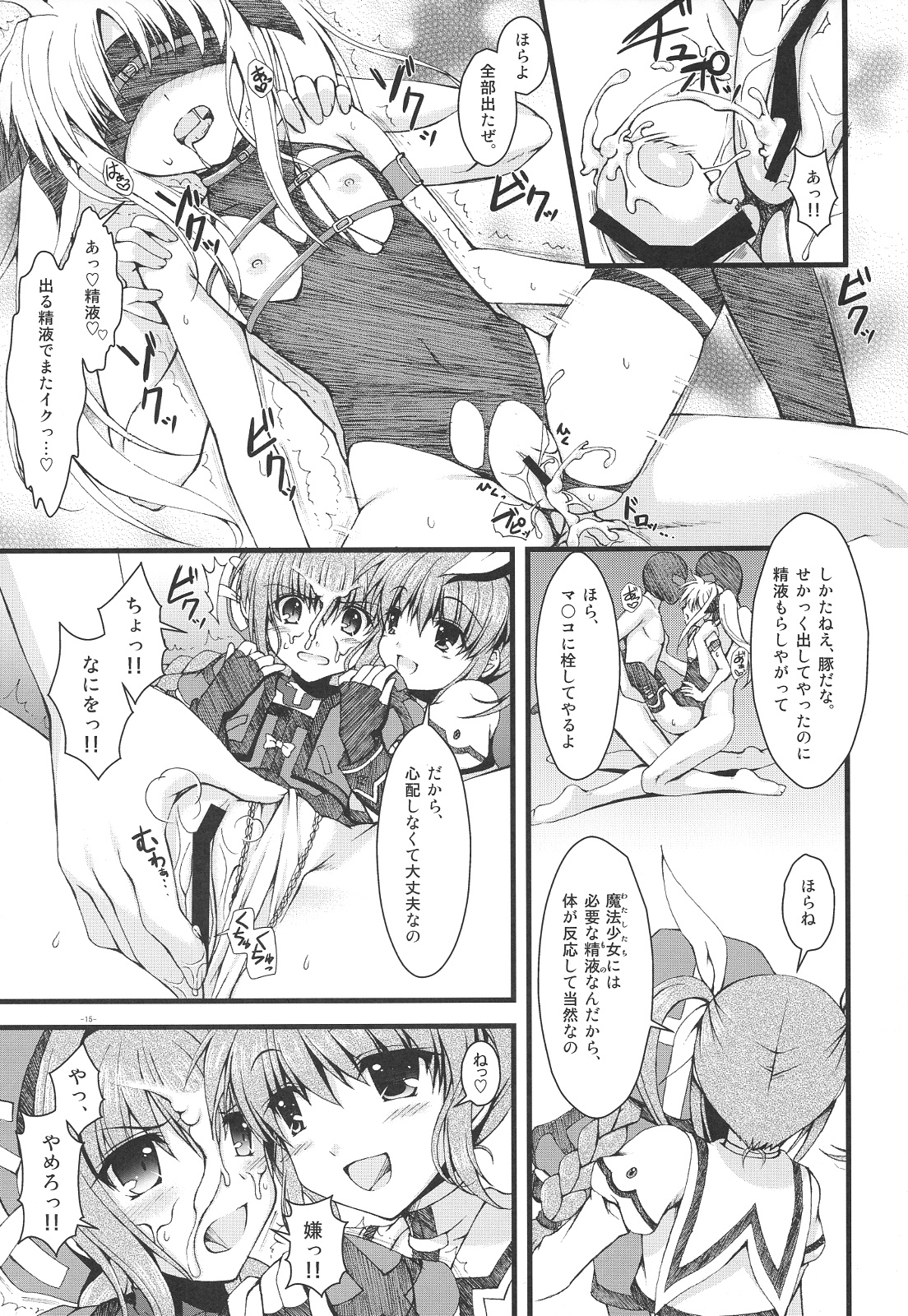 (C75) [Asaiumi (Asami Asami)] Muriyari (Mahou Shoujo Lyrical Nanoha) page 14 full