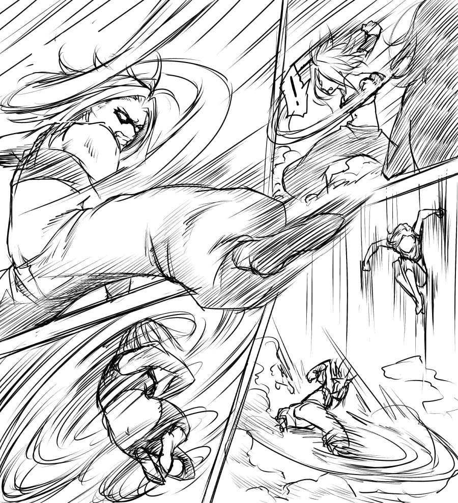 [G evolve] 18-gou VS Caulifla (Dragon Ball Super) page 12 full