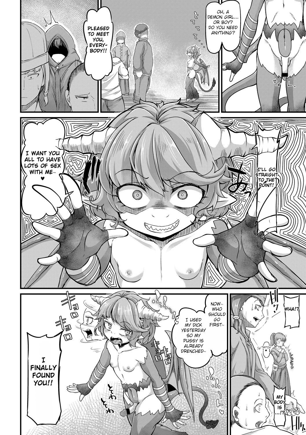 [Okunoha] Fukkou!? Ishu Kouhai -Mazoku to Ningen no Kyousei Jidai- 6-wa [English] [FC] [Digital] page 6 full