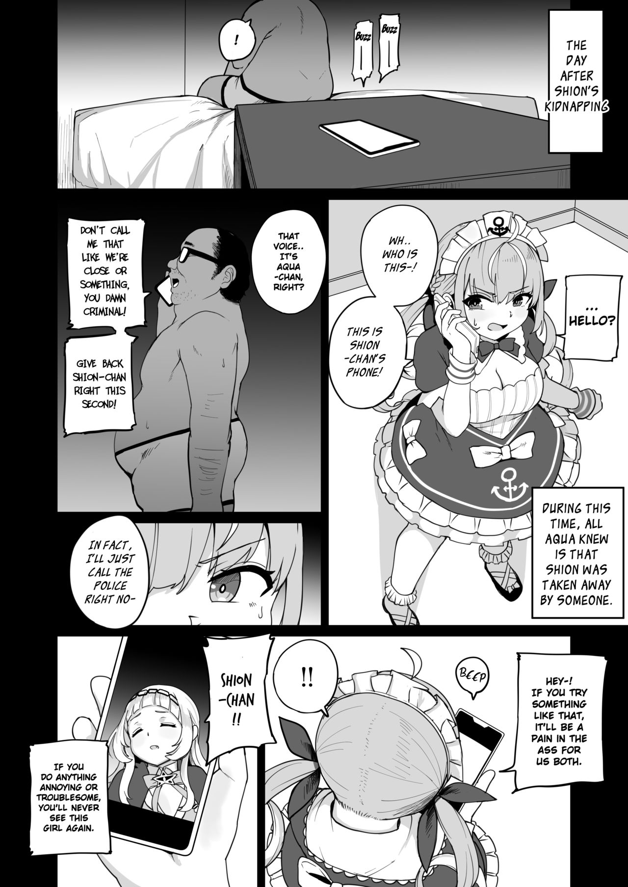 [Fuzuii Undou (Fuzui)] Aqua-chan wa Douki no Tame nara | Aqua-chan, For Her Friend's Sake (Minato Aqua) [English] [Xzosk] [Digital] page 5 full