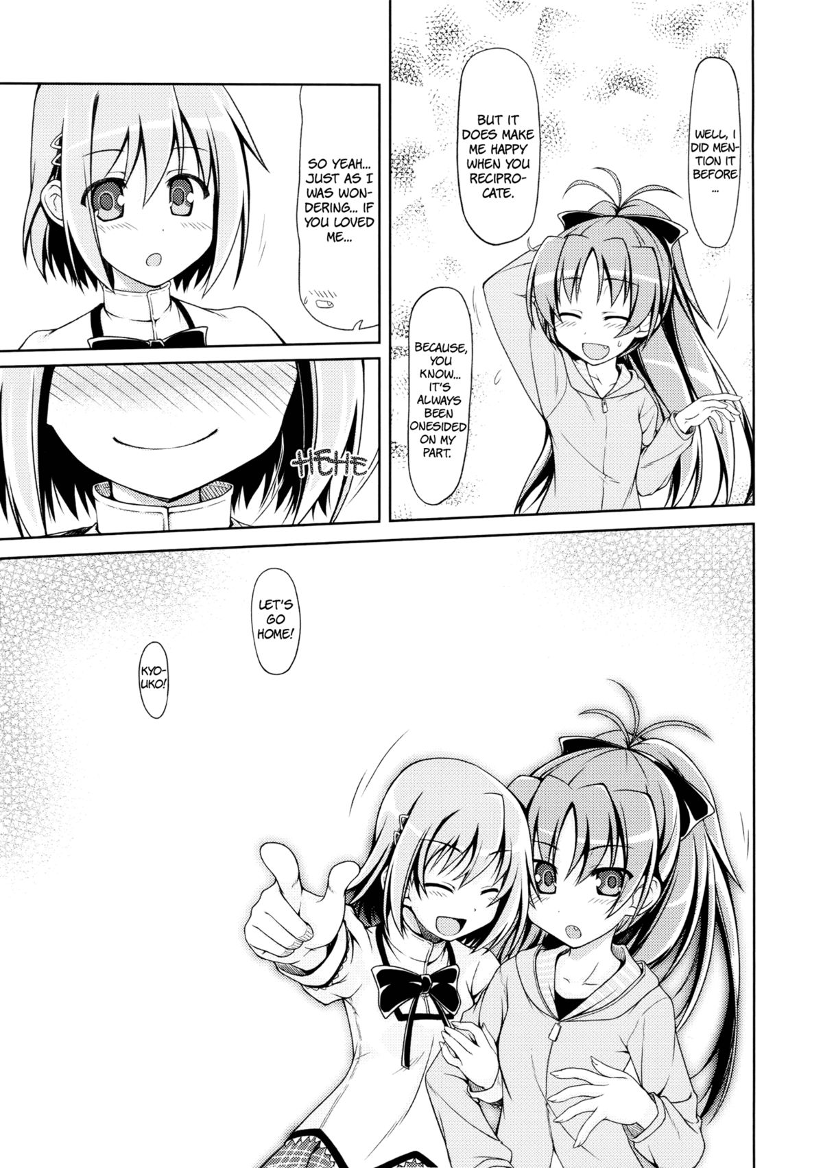(C81) [Sinosino [Sinohara Sinome] ) All I need is your smile (Puella Magi Madoka Magica) [English] [Yuri-ism] page 22 full