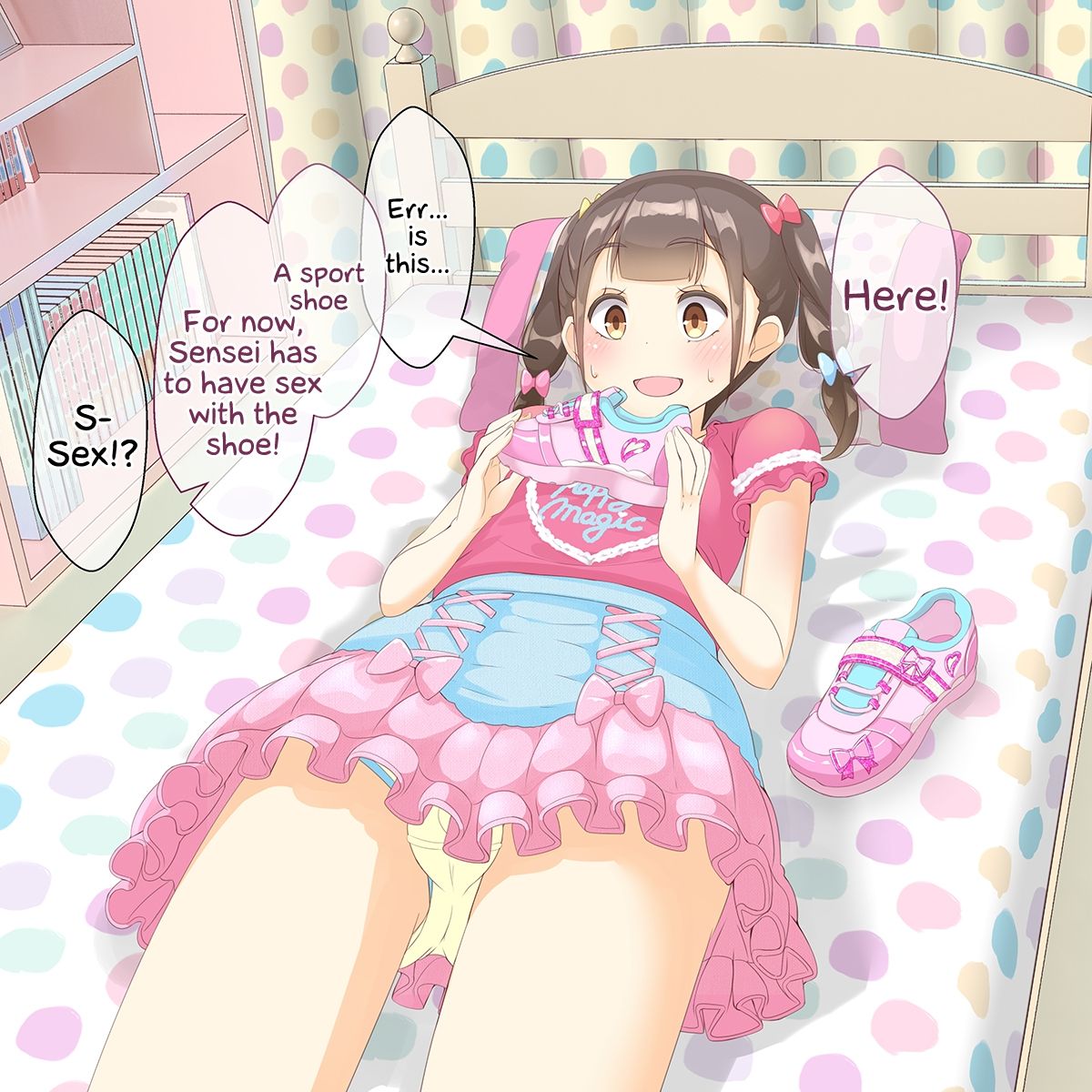 [Manaita] Sensei! Mogi Shiken de Jojisou Shitemite! | Sensei! Try dressing up like a little girl in a Mock Exam! [English] [Godofloli] [Digital] page 27 full
