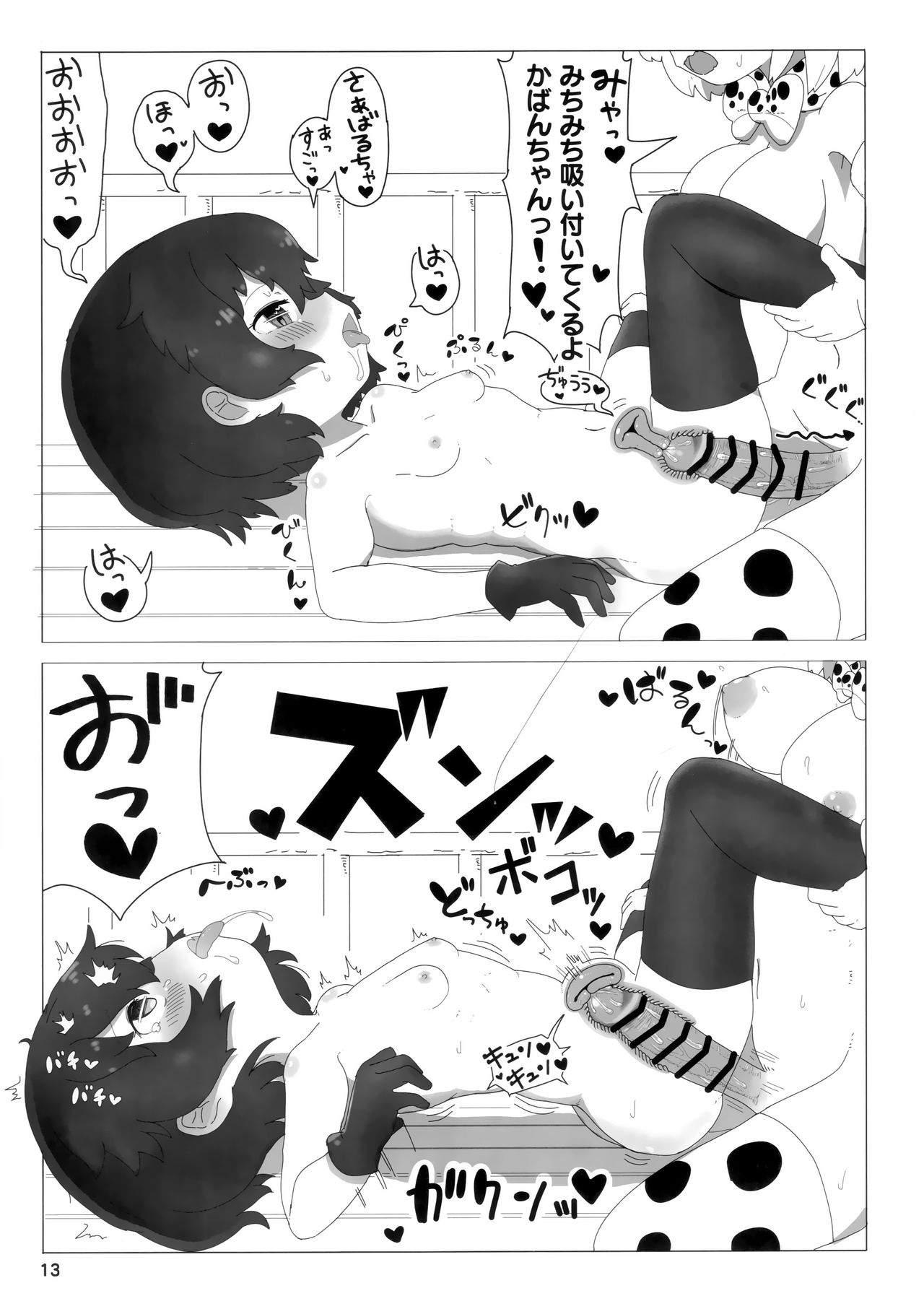 (CT33) [Wild Cat House (Nekonyan, Hatori)] Serkaba Sukebe Book (Kemono Friends) page 12 full