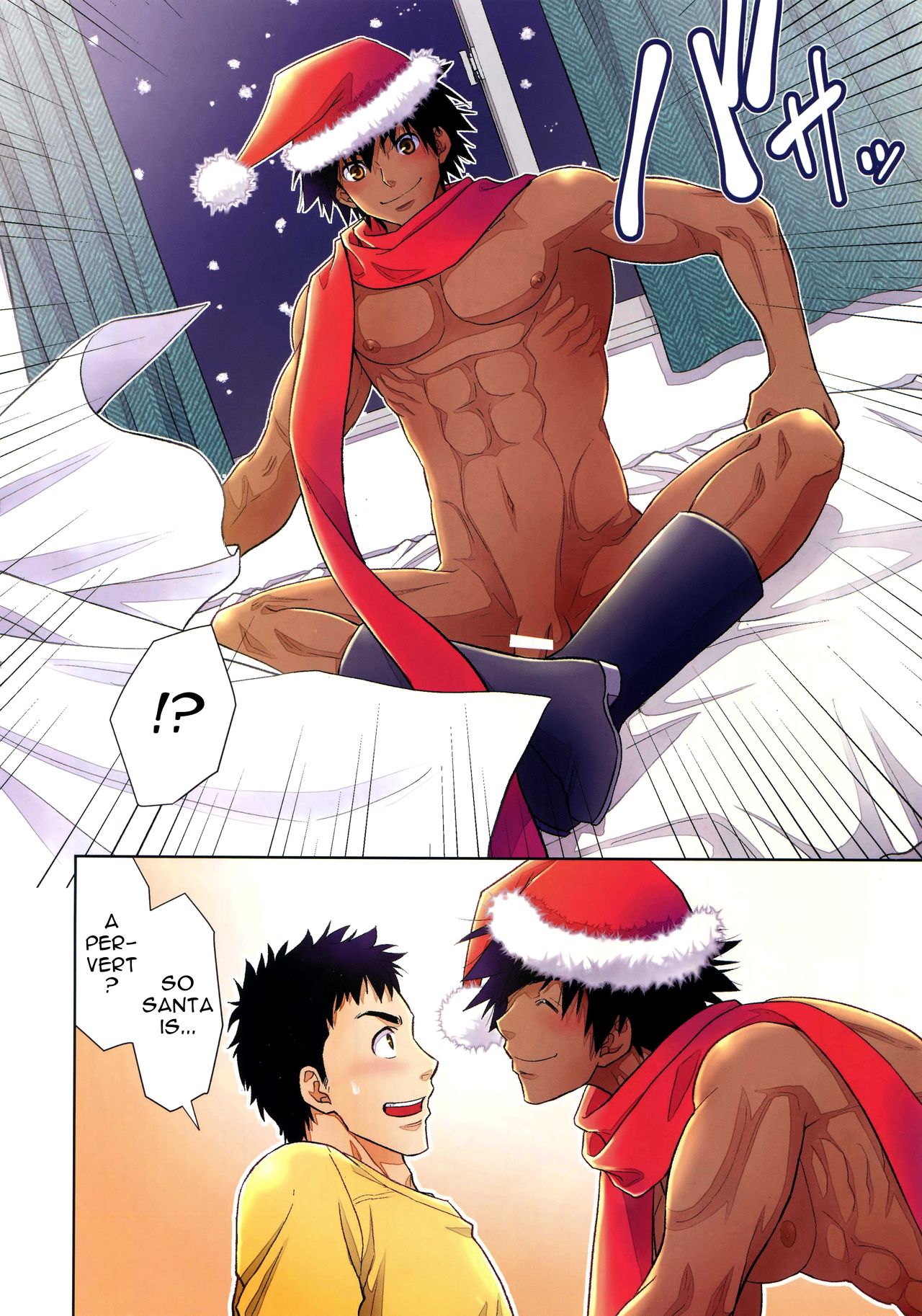 (C91) [Kasshoku Waisei (YANAGI)] Santa ga Yoru ni Kuru Wake | Why Santa Comes at Night [English] [alparslan] page 5 full