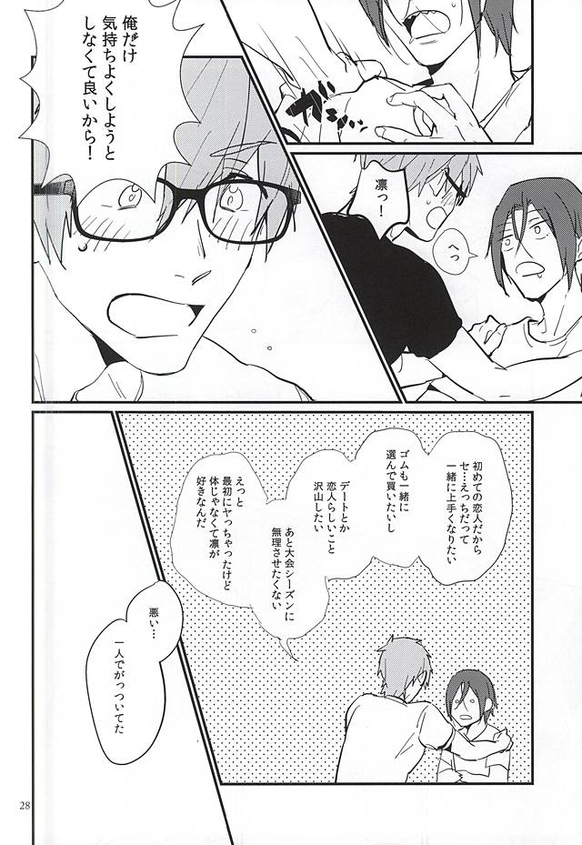 (C88) [Phlodexy (Yamano)] Nido Aru Koto wa 3-do Aru (Free!) page 26 full