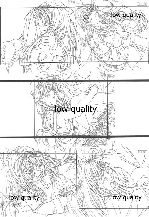 (C60) [大人の童話 (竹井正樹)] Flutter of birds 線画集 page 44 full