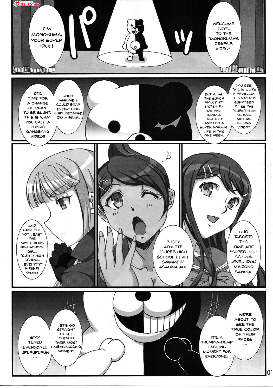 (C84) [H.B (B-RIVER)] Youkoso Zetsubou Douga | Welcome To The Despair Video (Danganronpa) [English] {Doujins.com} page 2 full