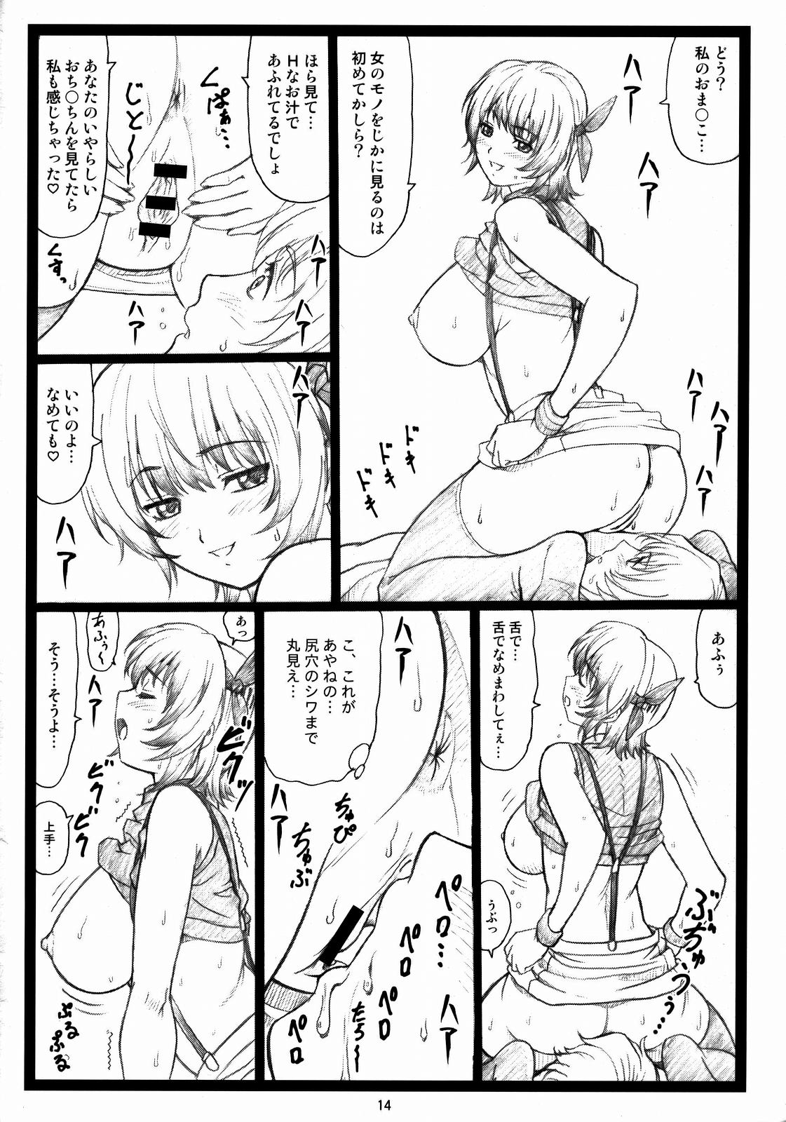 (C73) [Ohkura Bekkan (Ohkura Kazuya)] Haitoku no Yakata ~Ayane to Kokoro~ (Dead or Alive) page 13 full