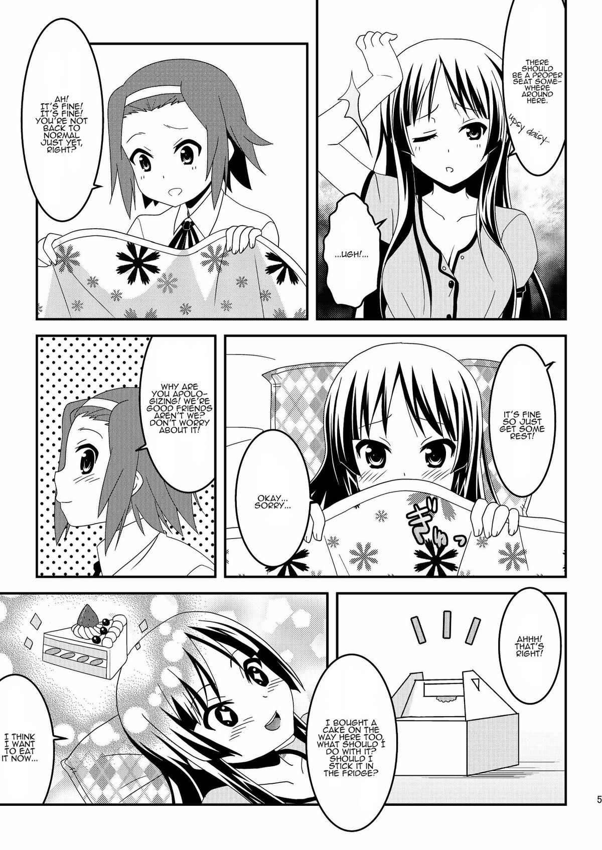 (C78) [Natsukon (Various)] Sweet Sweet (K-ON!) [English] {Kamikakushi} page 5 full