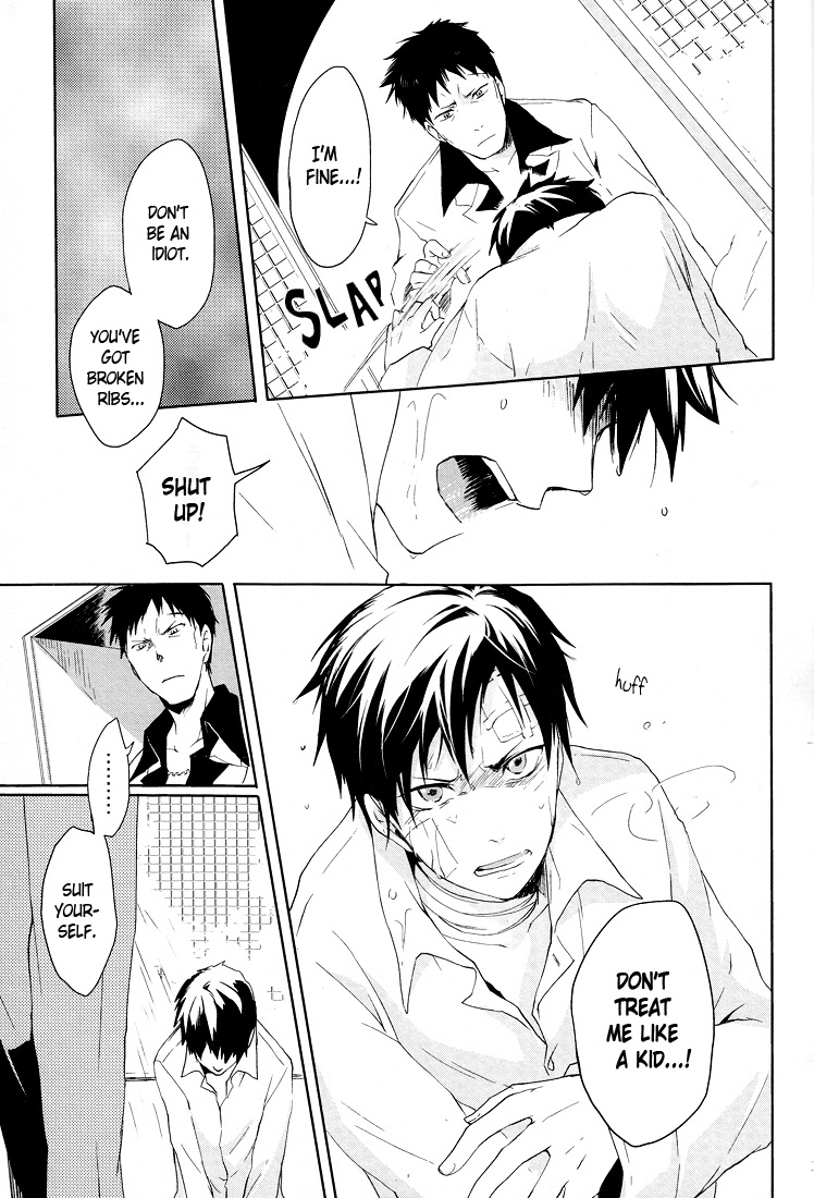 (C78) [WORLD BOX, Bon's (Yuu, Sumeragi Sora)] 2-nen to 8-kagetsu no Kiseki | A Journey of 2 Years and 8 Months (Durarara!!) [English] [ebil_trio] page 20 full
