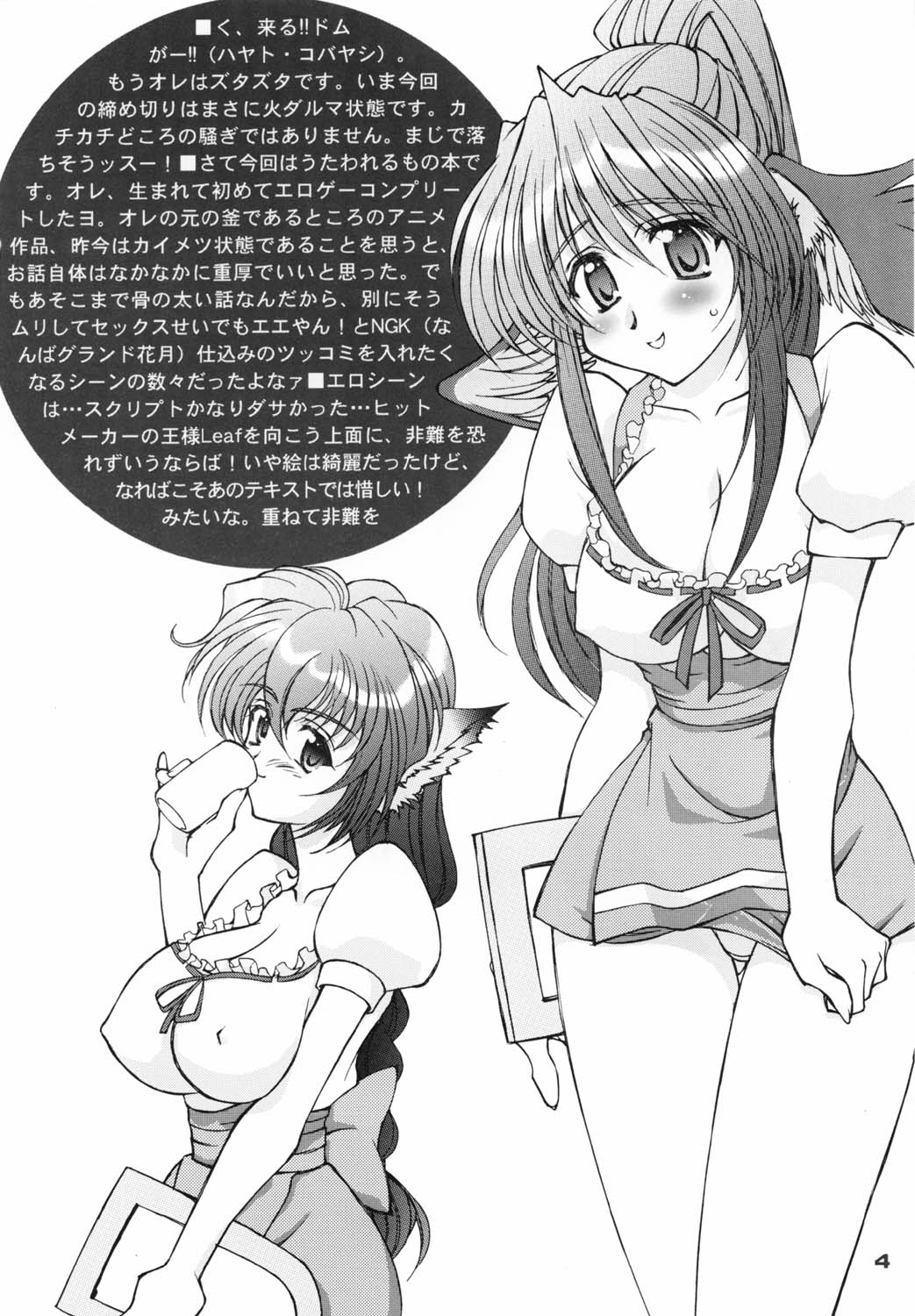 (C62) [LUCK&PLUCK! (Amanomiya Haruka)] Round About Midnight (Utawarerumono) page 4 full