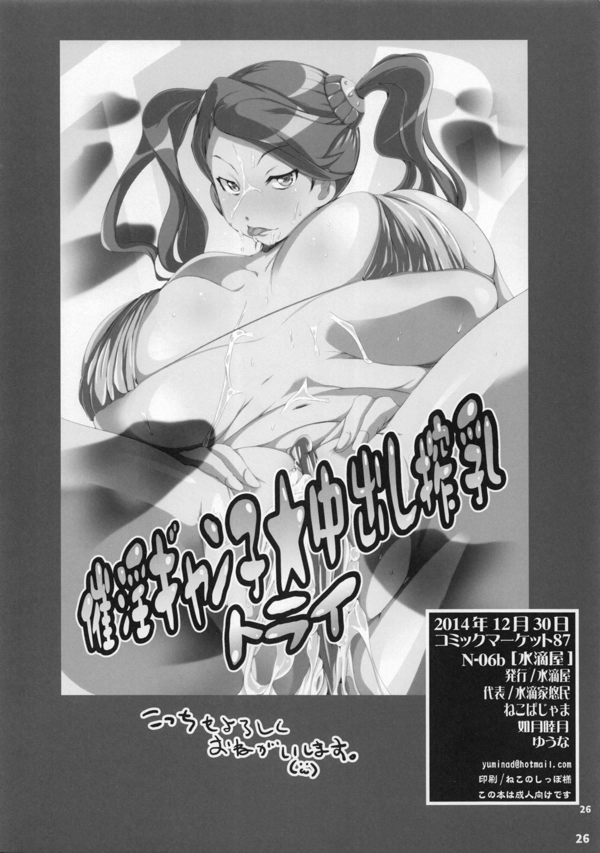 (C87) [Suitekiya (Suitekiya Yuumin)] Fumina Biyakuochi Mazo Sex Try (Gundam Build Fighters Try) page 25 full