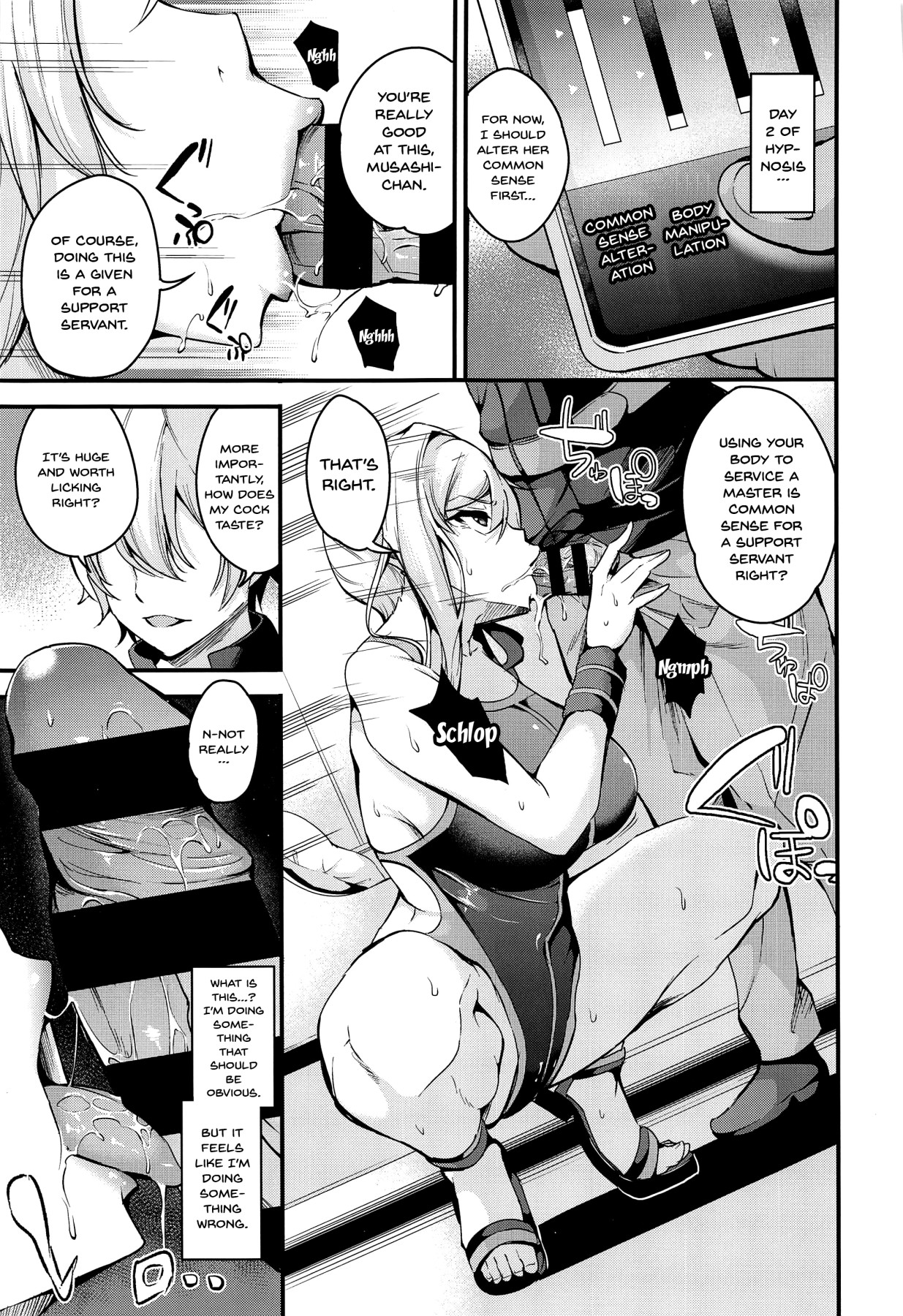 (C97) [Nasi-pasuya (Nasipasuta)] Musashi-chan no NTR Saimin | Hypno NTR With Musashi-Chan (Fate/Grand Order) [English] {Doujins.com} page 10 full