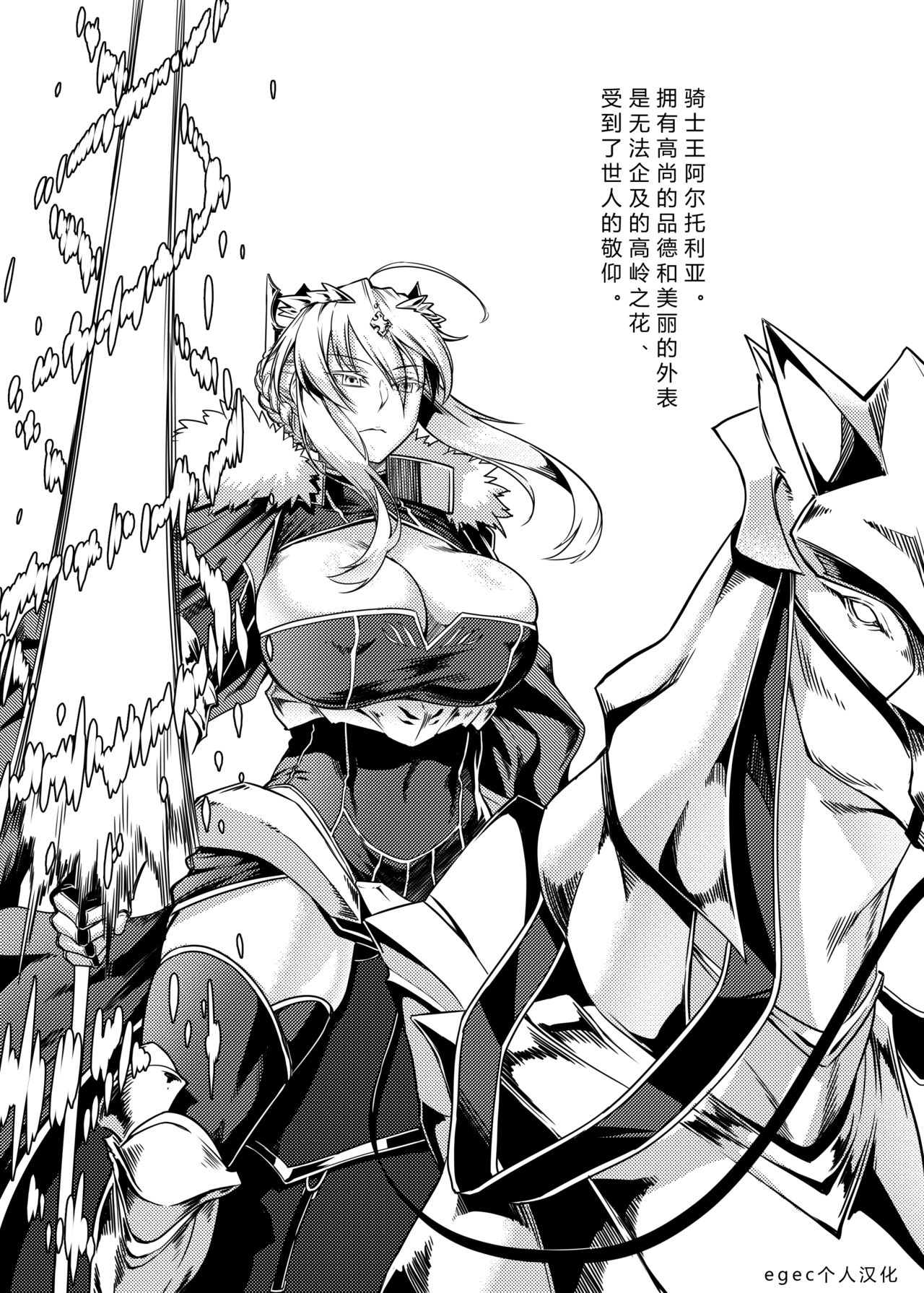 [F.W.ZHolic (FAN)] Hakuba ni Norareru Kishi (Fate/Grand Order) [Digital] [Chinese] [egec个人汉化] page 2 full