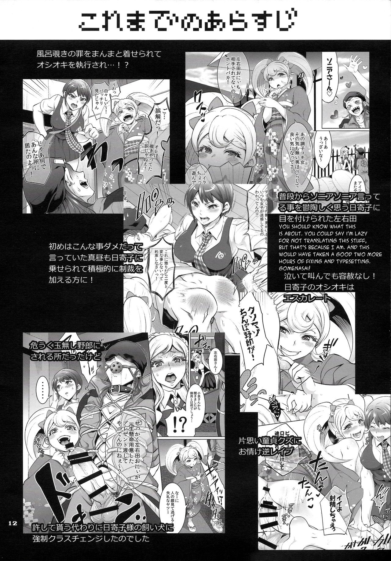 (C86) [Temparing (Tokimachi Eisei)] Gyakushuu! Otoko no Maron 2 (Super Danganronpa 2) [English] [PhantomsJoker] page 11 full