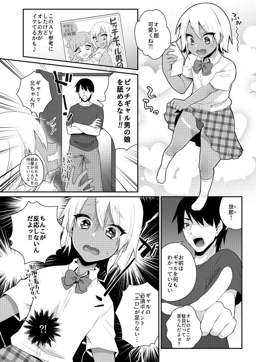 [Akaeboshi (Binto)] Mezase!! Nii-chan Senyou Bitch Gal [Digital] page 5 full