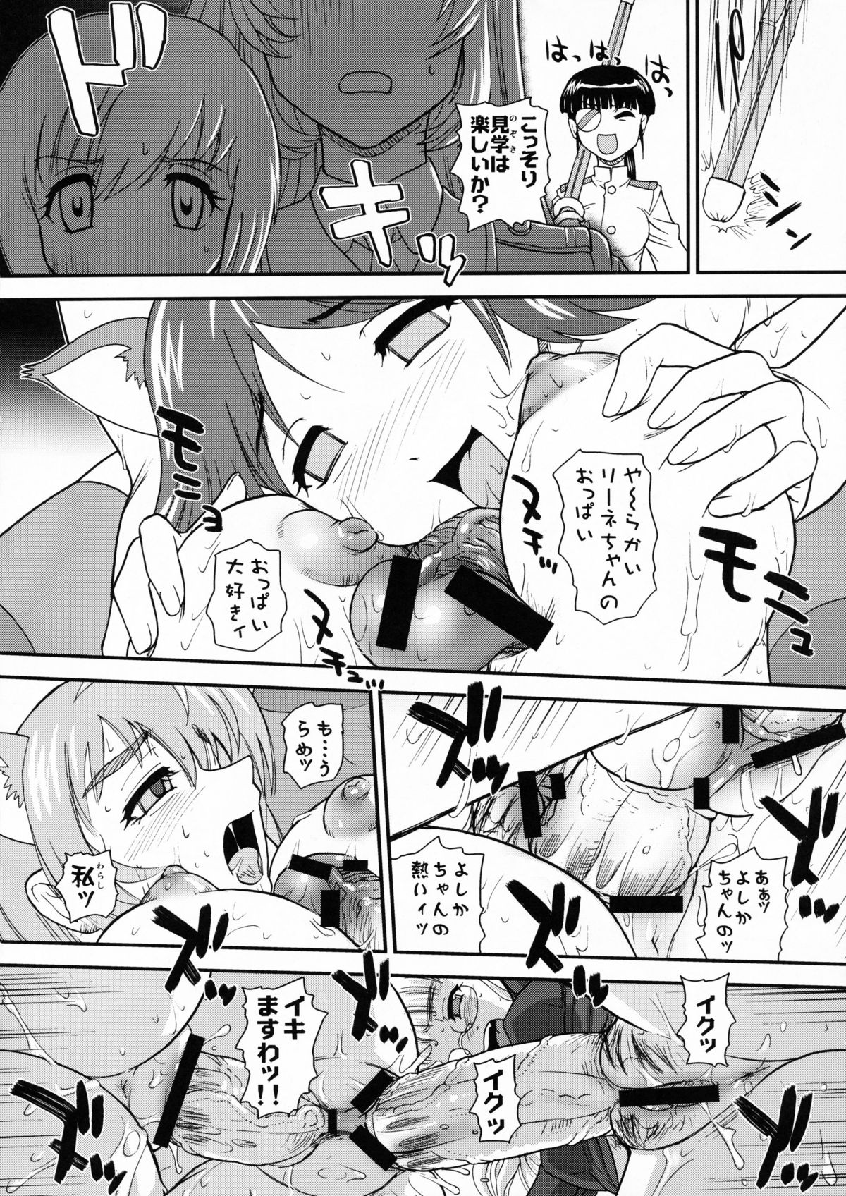 (C75) [Behind Moon (Q)] Chinpo Janai kara Hazukashiku Naimon!!! (Strike Witches) page 25 full