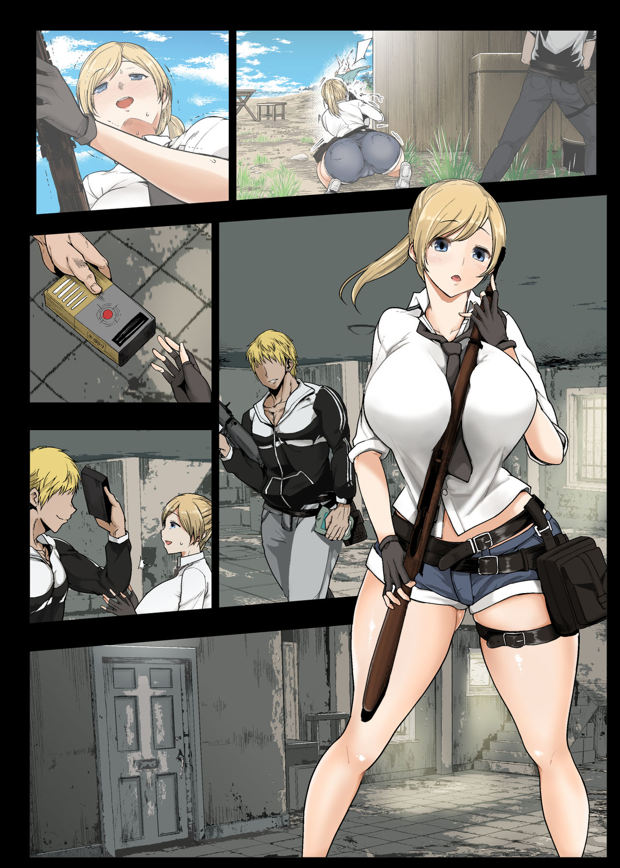 [Aomizuan (Shimantogawa)] Geneki Joshidaisei to, Iyarashii Donkatsu (PlayerUnknown's Battlegrounds) page 57 full