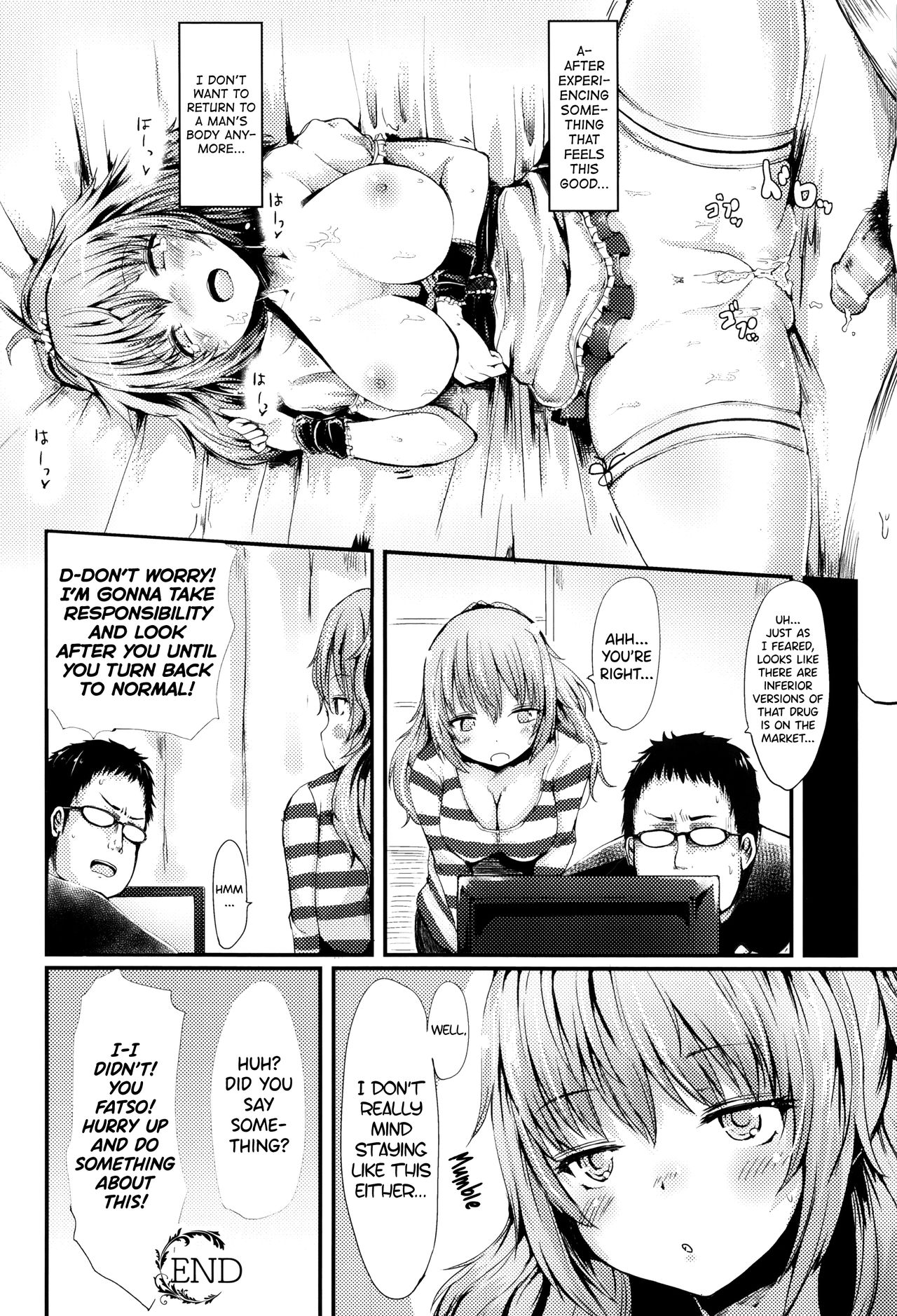 [Haruyukiko] Sokkou Joseika Iyakuhin | Insta-Genderswap Drug (Koki Taoshi Kemono Onee-san) [English] [biribiri] [Digital] page 20 full