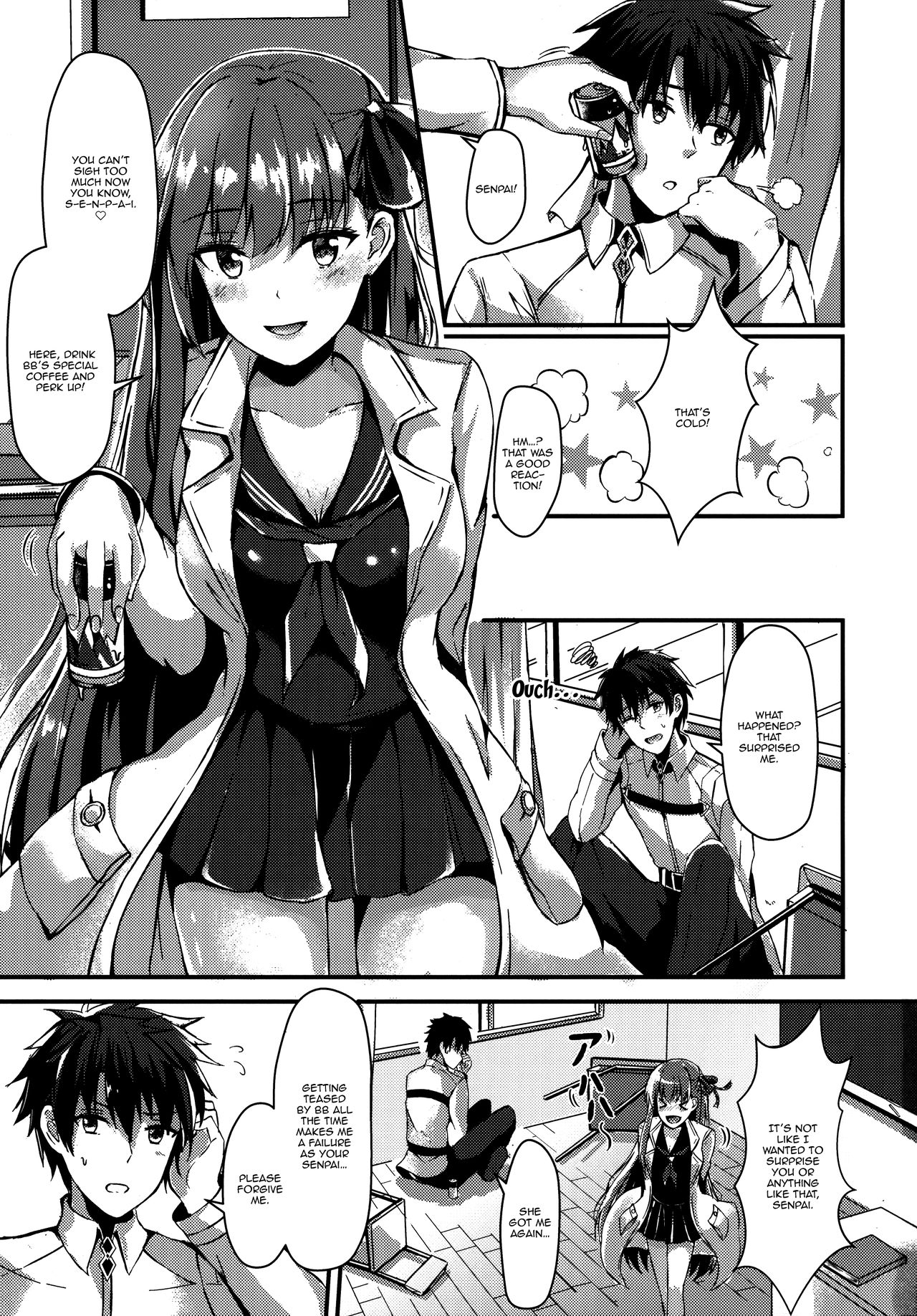 (COMIC1☆13) [Koniro Kajitsu (Konka)] Watashi no Omocha Senpai (Fate/Grand Order) [English] [Doujins.com] page 2 full