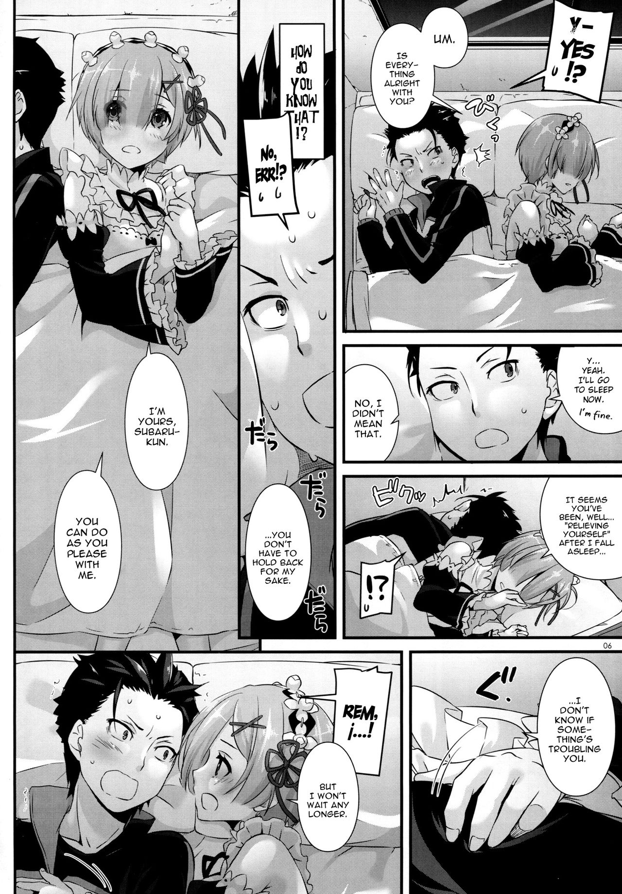 (CT28) [Digital Lover (Nakajima Yuka)] D.L. action 110 (Re:Zero Kara Hajimeru Isekai Seikatsu) [English] {YQII} page 5 full