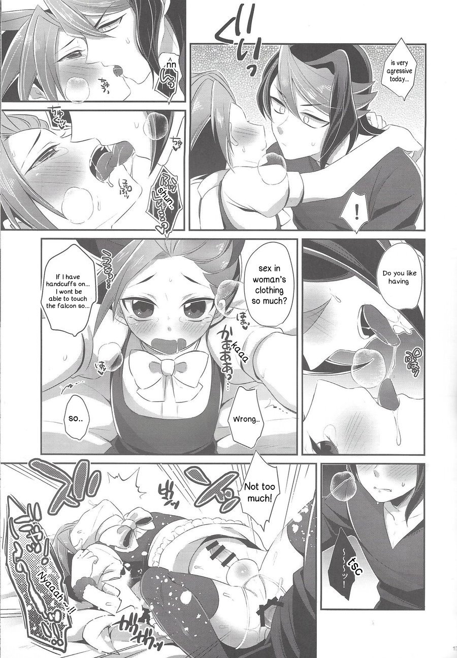 (Sennen Battle Phase 17) [Cotton 100% (Noi)] Shounen Maid Yuto-kun | Yuto-kun The maid boy (Yu-Gi-Oh! ARC-V) [English] page 15 full